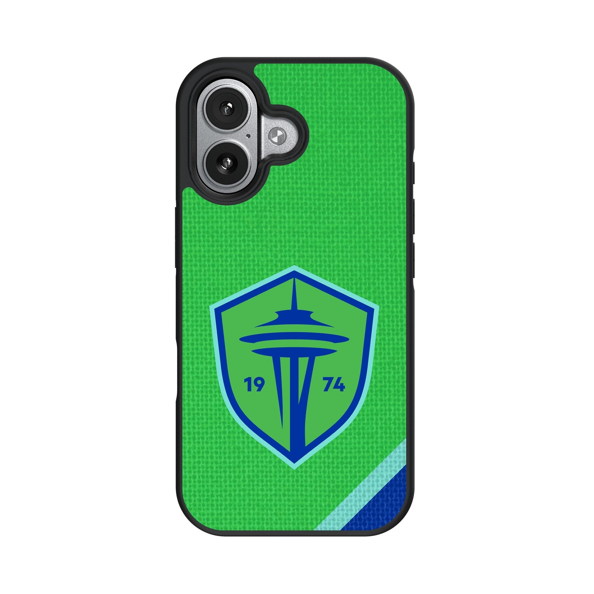 Seattle Sounders FC Diagonal Stripe Bump Phone Case for Apple iPhone 17 Series 4