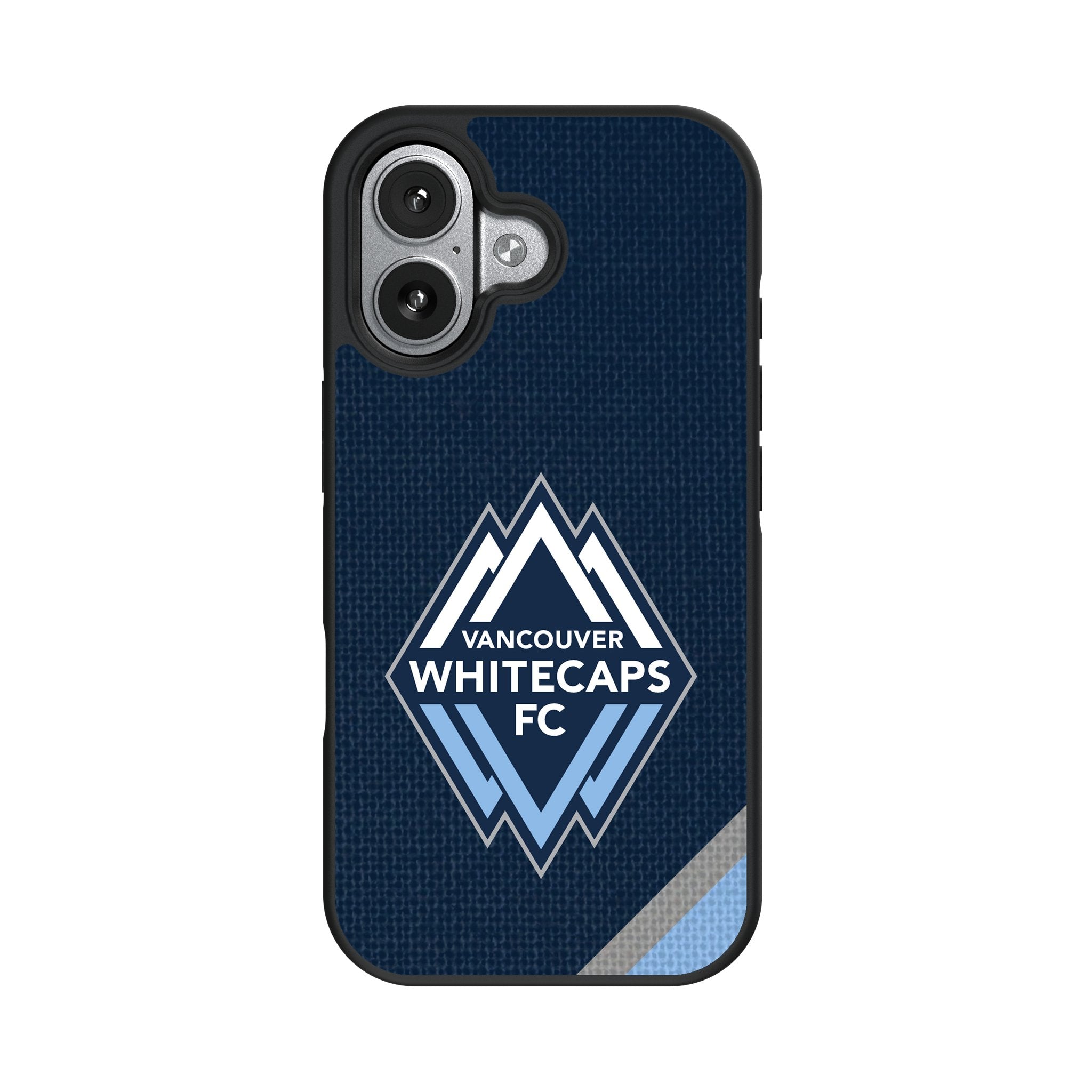 Vancouver Whitecaps Diagonal Stripe Bump Phone Case for Apple iPhone 17 Series 4