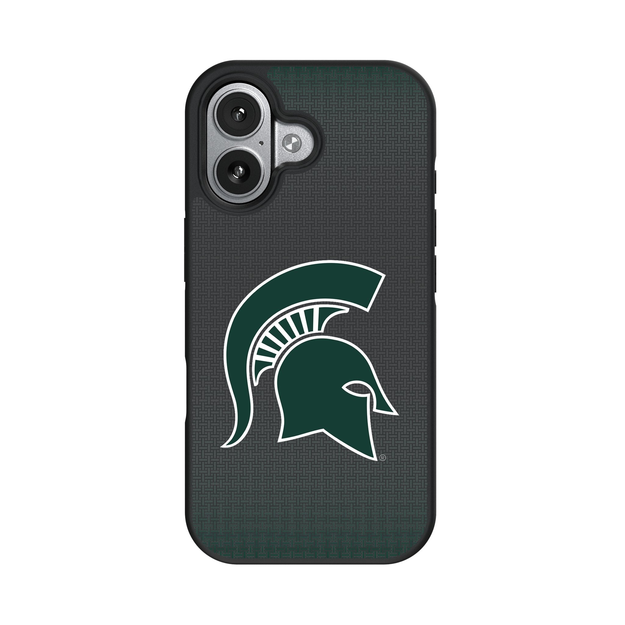 Michigan State University Spartans Linen Bump Phone Case for Apple iPhone 17 Series 4