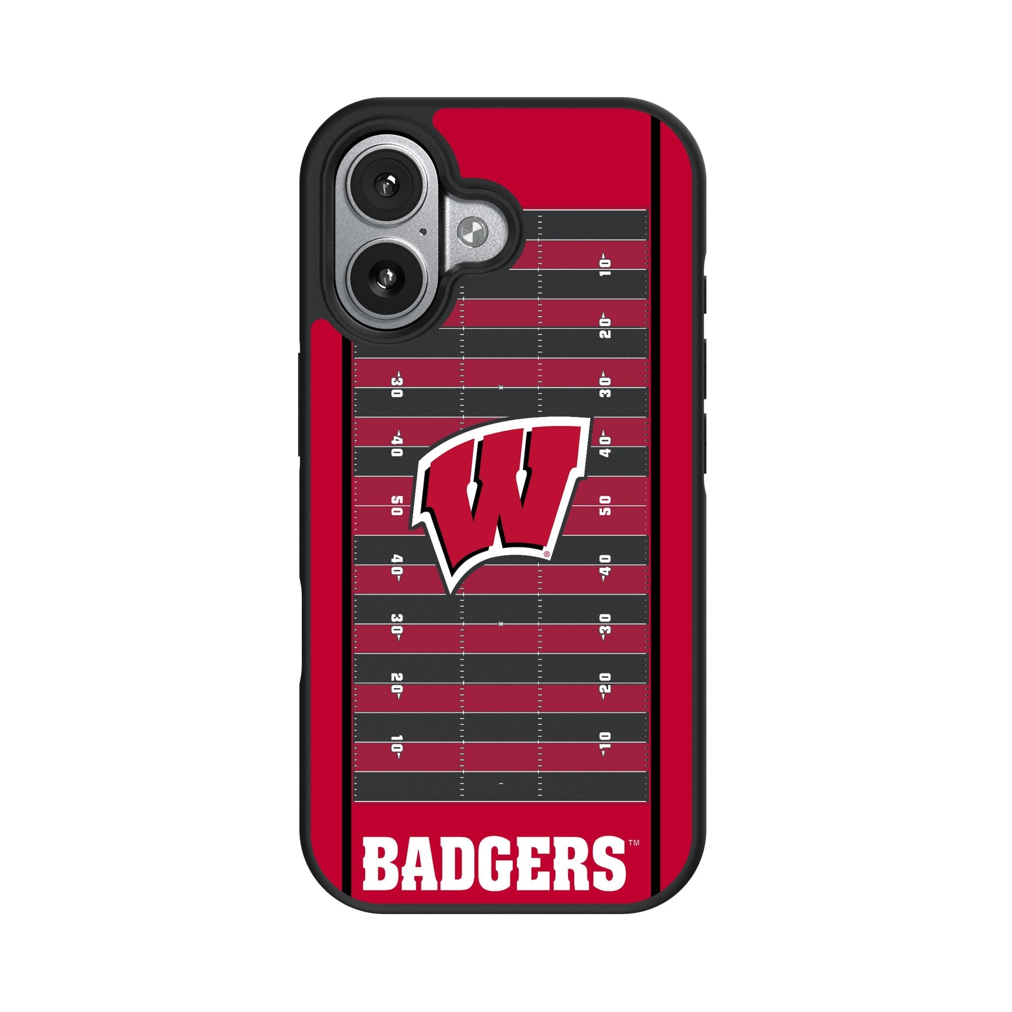 University of Wisconsin Badgers Field Bump Phone Case for Apple iPhone 17 Series 4