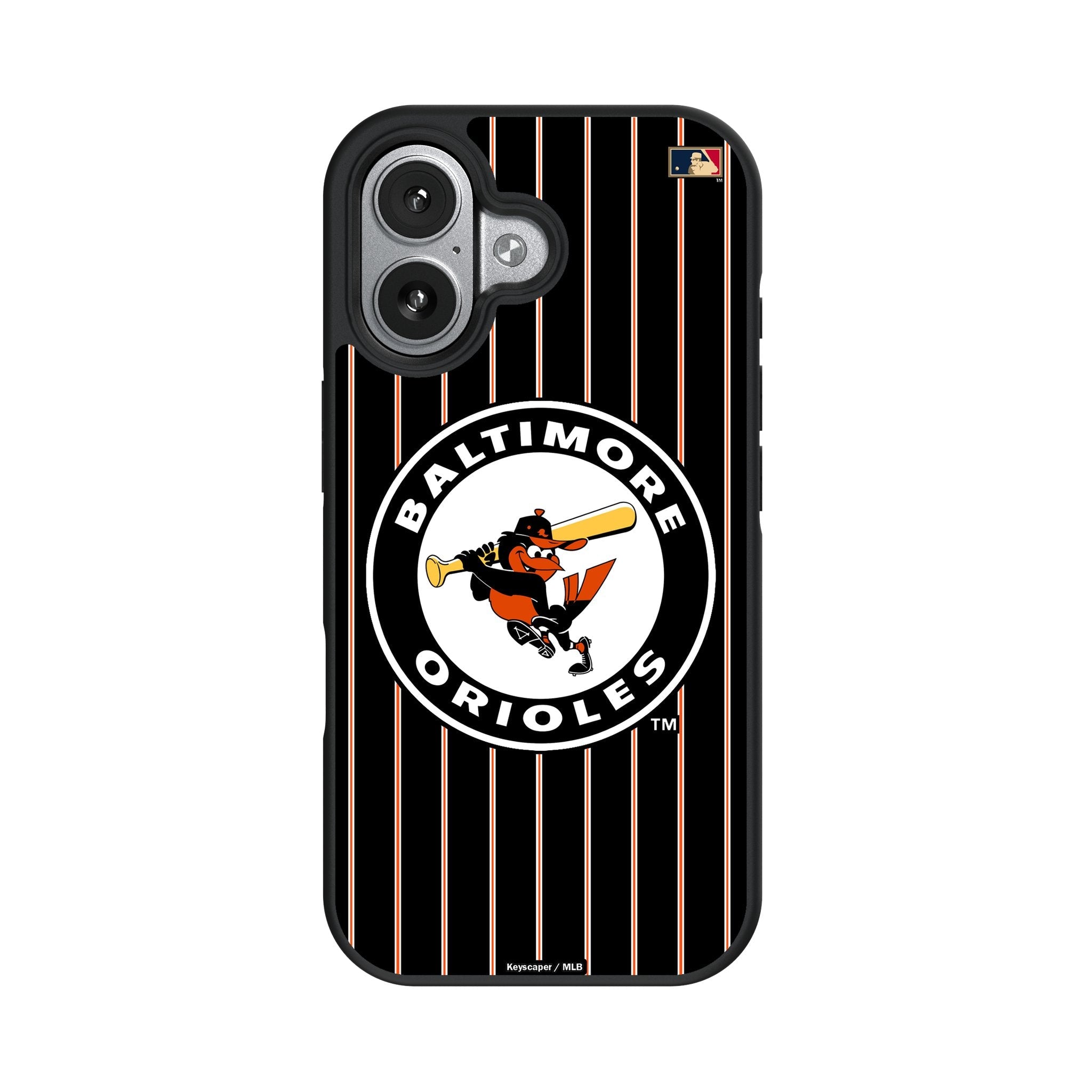 Baltimore Orioles 1966-1969 - Cooperstown Collection Pinstripe Bump Phone Case for Apple iPhone 17 Series 4