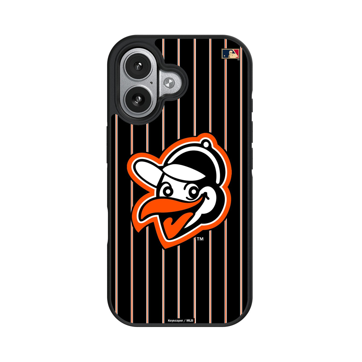 Baltimore Orioles 1955 - Cooperstown Collection Pinstripe Bump Phone Case for Apple iPhone 17 Series 4