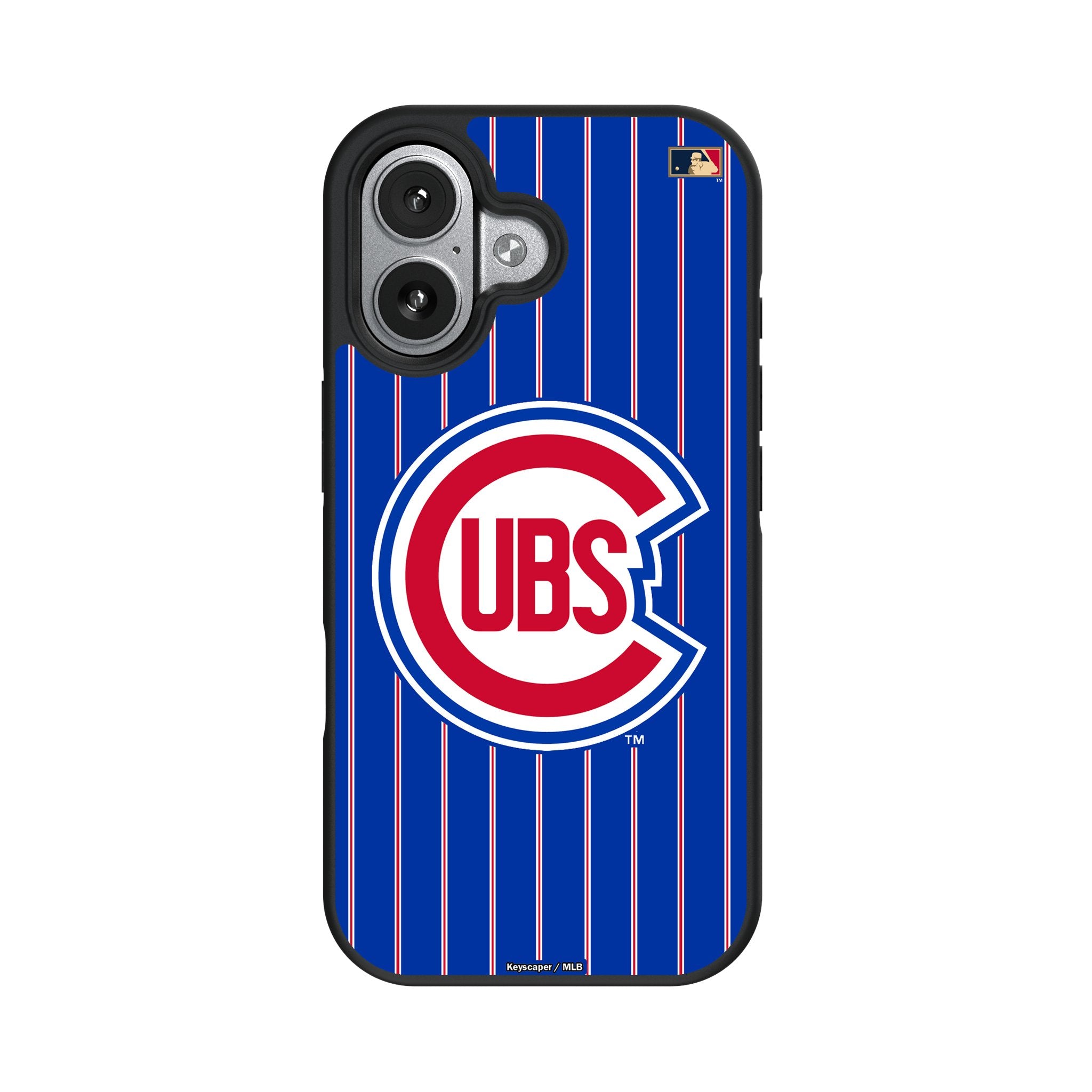 Chicago Cubs 1948-1956 - Cooperstown Collection Pinstripe Bump Phone Case for Apple iPhone 17 Series 4