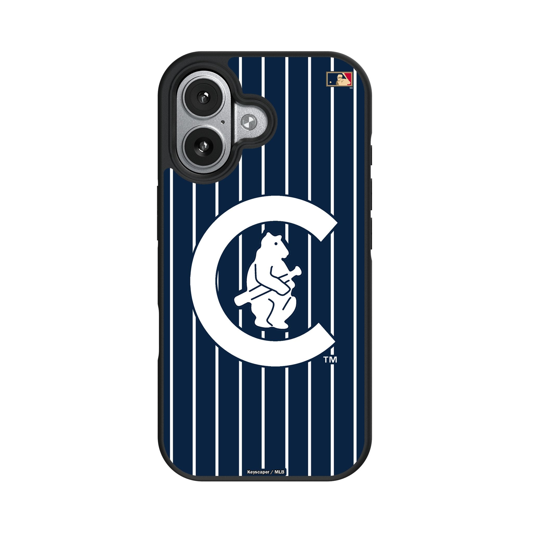 Chicago Cubs 1911-1912 - Cooperstown Collection Pinstripe Bump Phone Case for Apple iPhone 17 Series 4