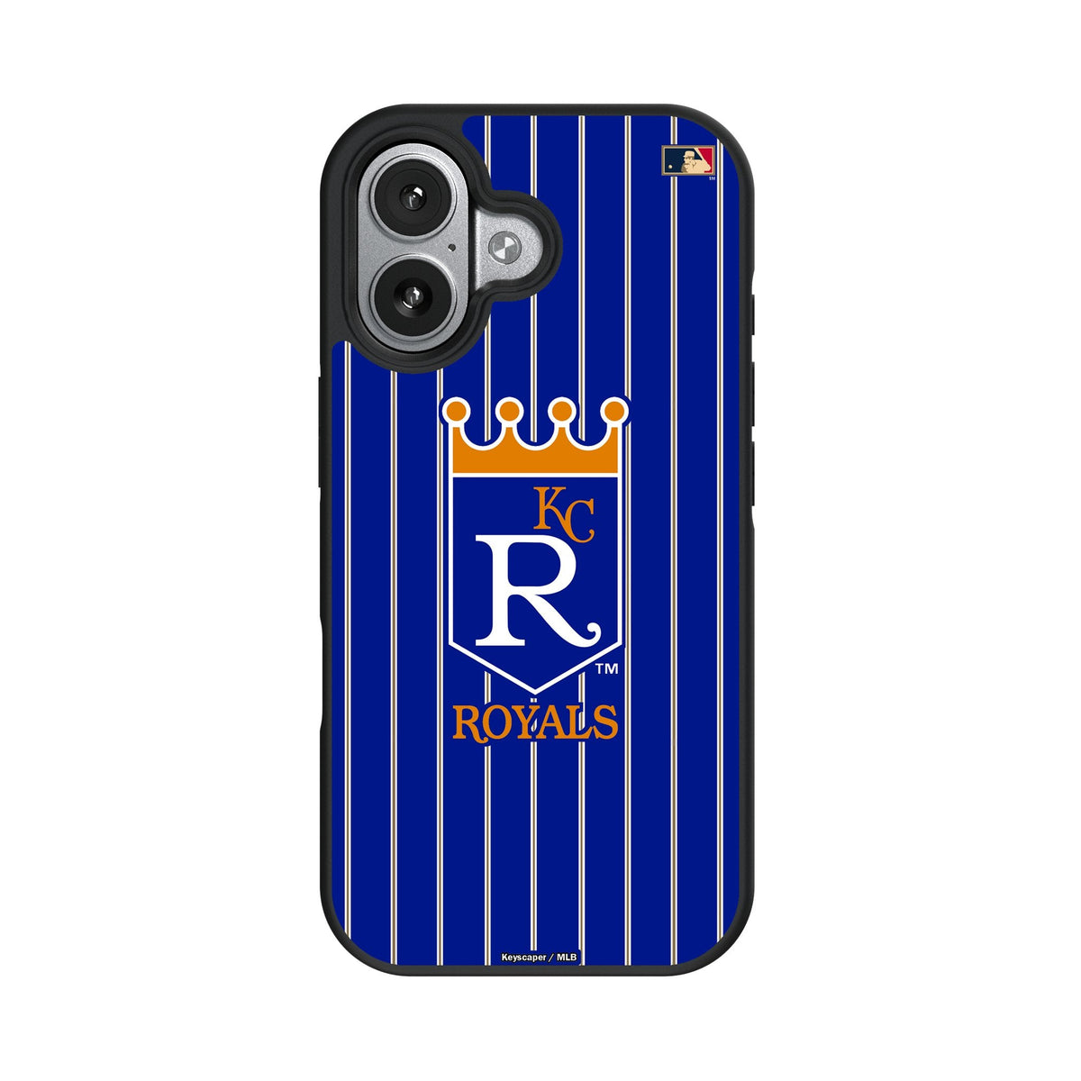 Kansas City Royals 1969-1978 - Cooperstown Collection Pinstripe Bump Phone Case for Apple iPhone 17 Series 4