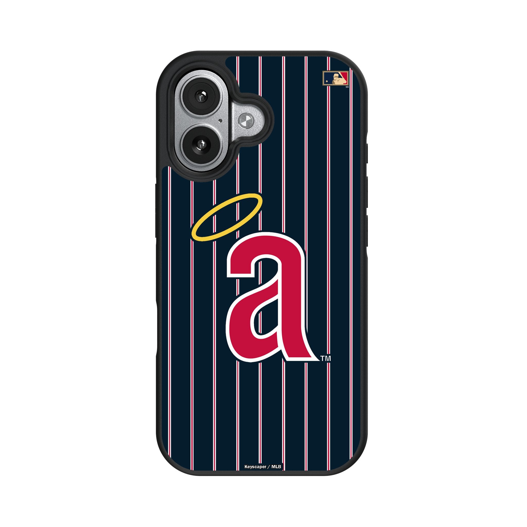 LA Angels 1971 - Cooperstown Collection Pinstripe Bump Phone Case for Apple iPhone 17 Series 4