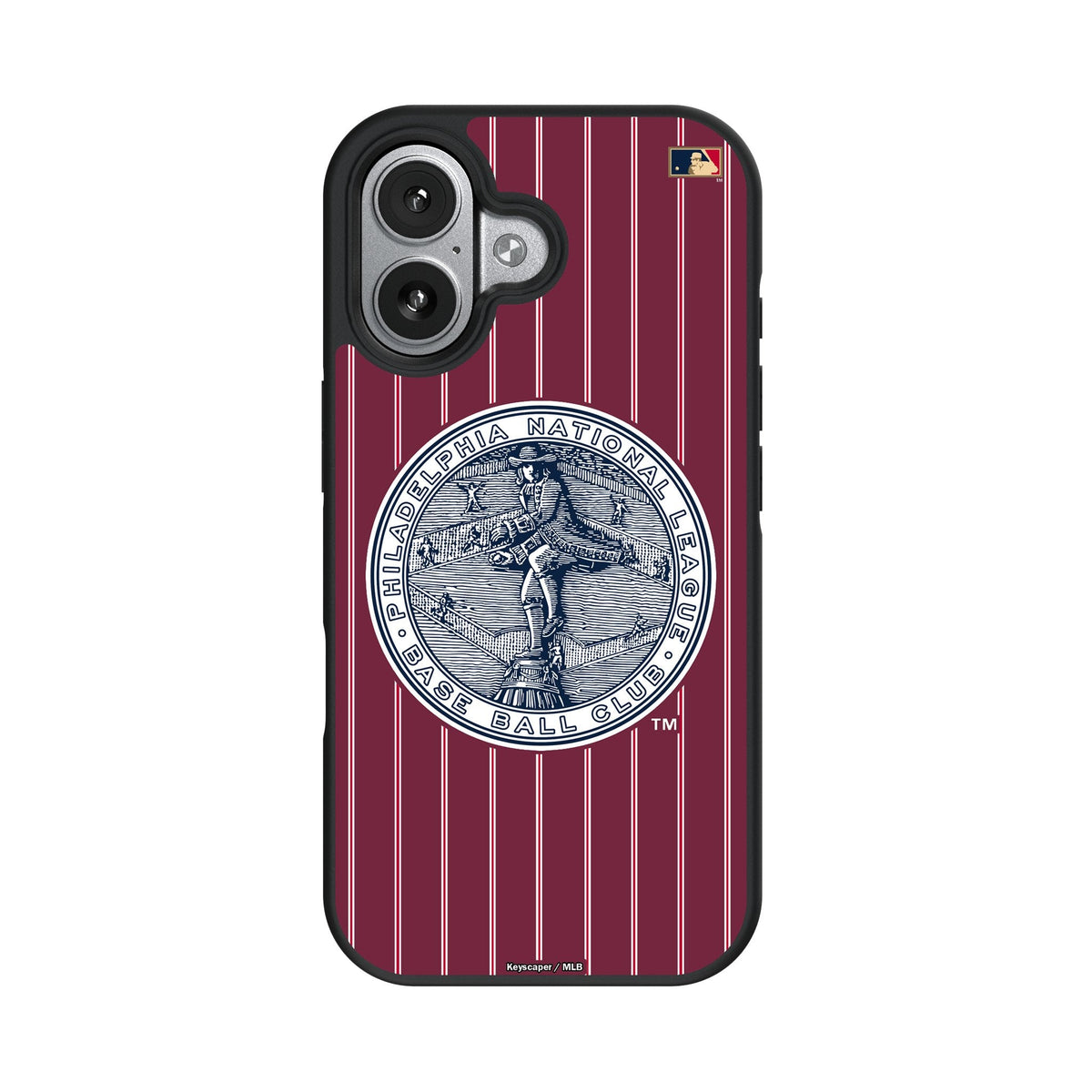 Philadelphia Phillies 1915-1943 - Cooperstown Collection Pinstripe Bump Phone Case for Apple iPhone 17 Series 4