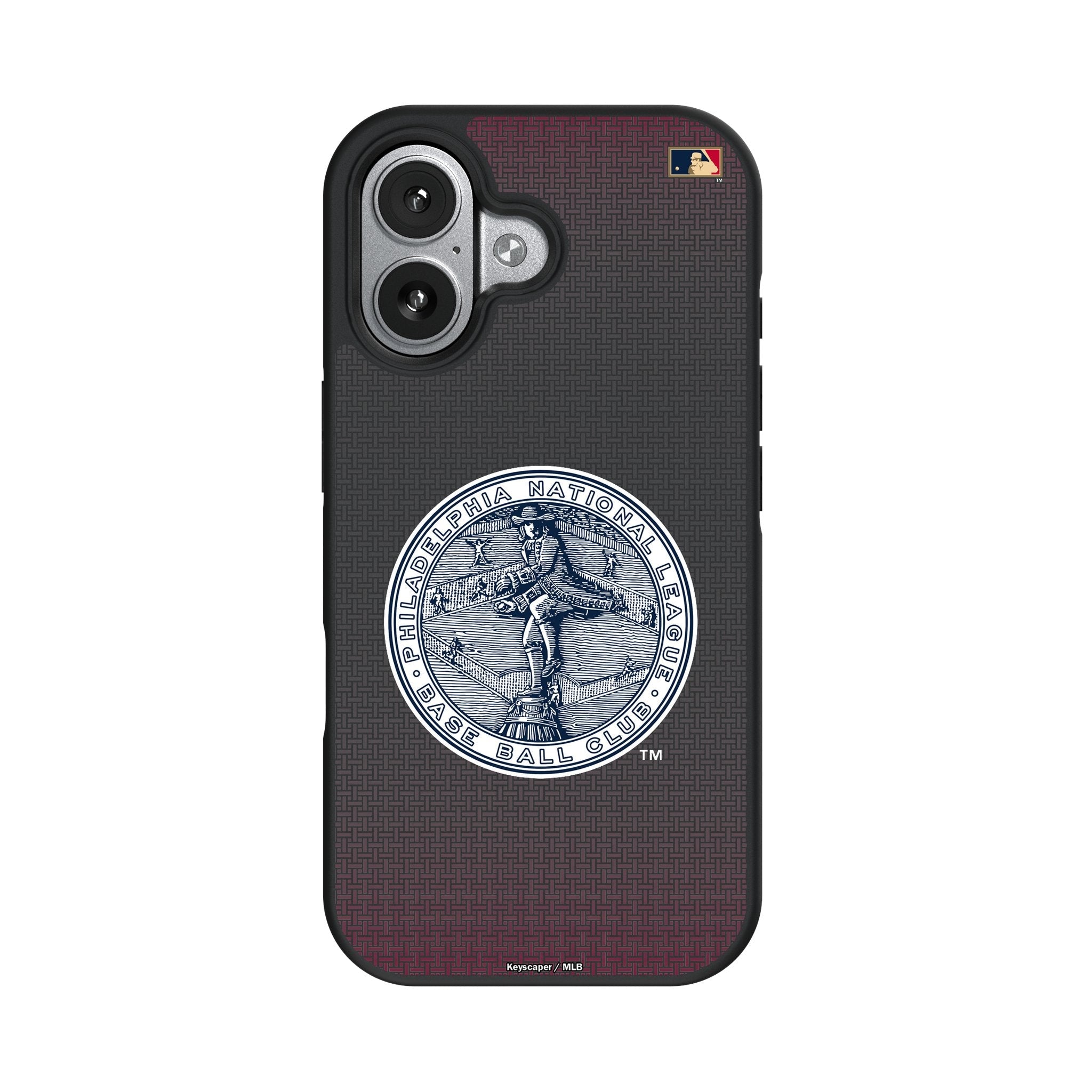 Philadelphia Phillies 1915-1943 - Cooperstown Collection Linen Bump Phone Case for Apple iPhone 17 Series 4