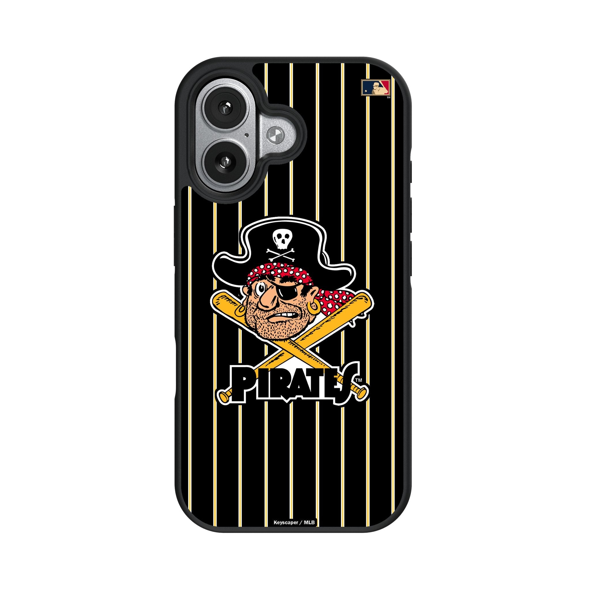 Pittsburgh Pirates 1958-1966 - Cooperstown Collection Pinstripe Bump Phone Case for Apple iPhone 17 Series 4