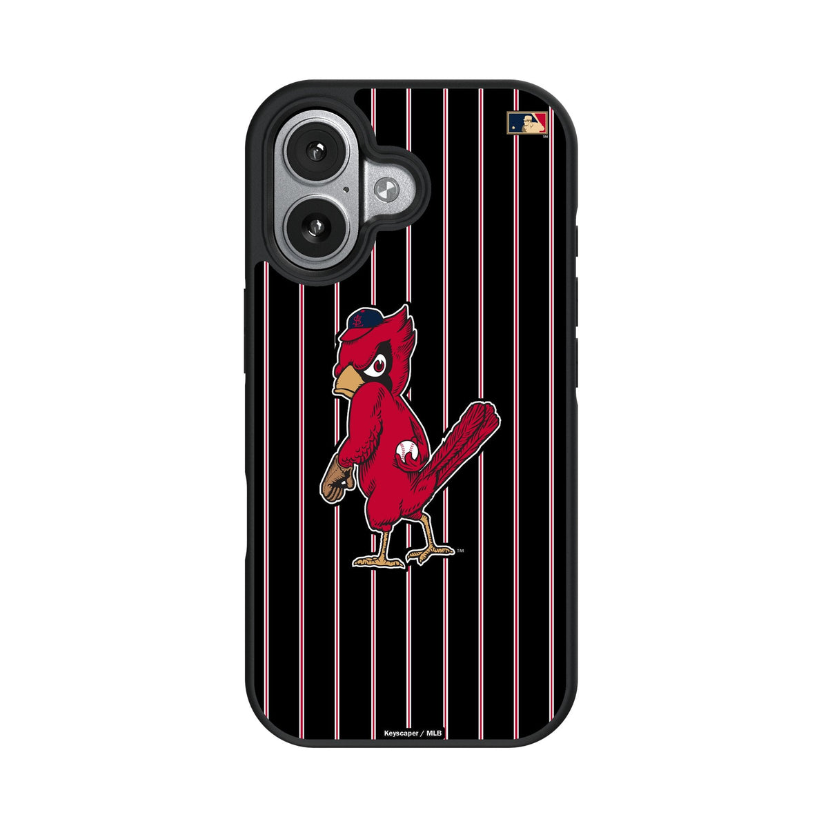St Louis Cardinals 1950s - Cooperstown Collection Pinstripe Bump Phone Case for Apple iPhone 17 Series 4