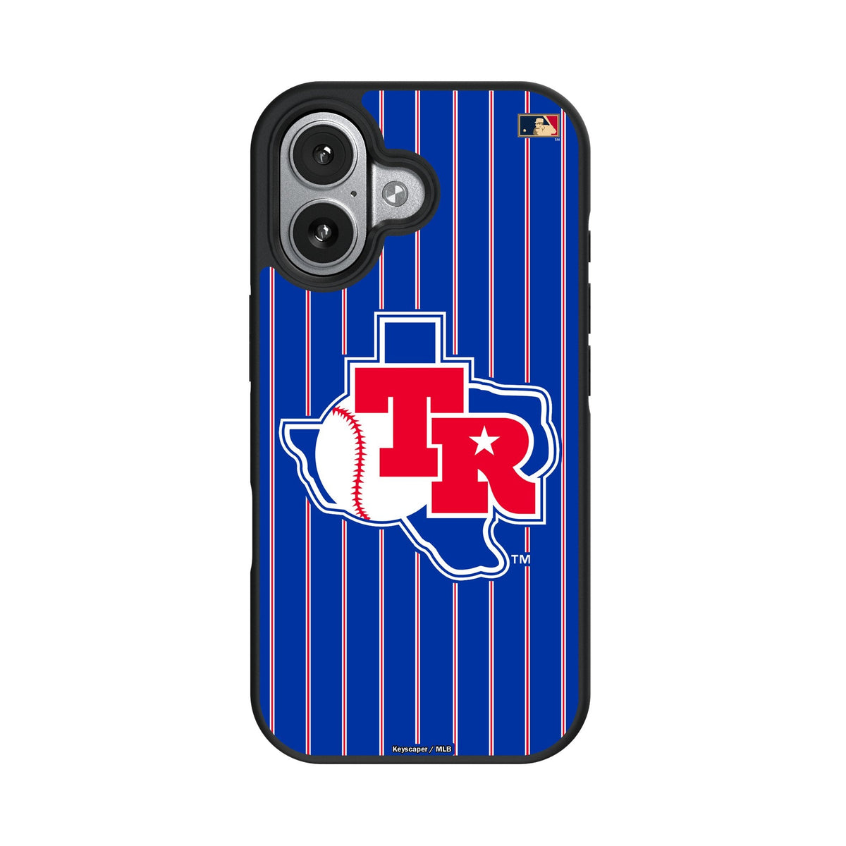 Texas Rangers 1981-1983 - Cooperstown Collection Pinstripe Bump Phone Case for Apple iPhone 17 Series 4