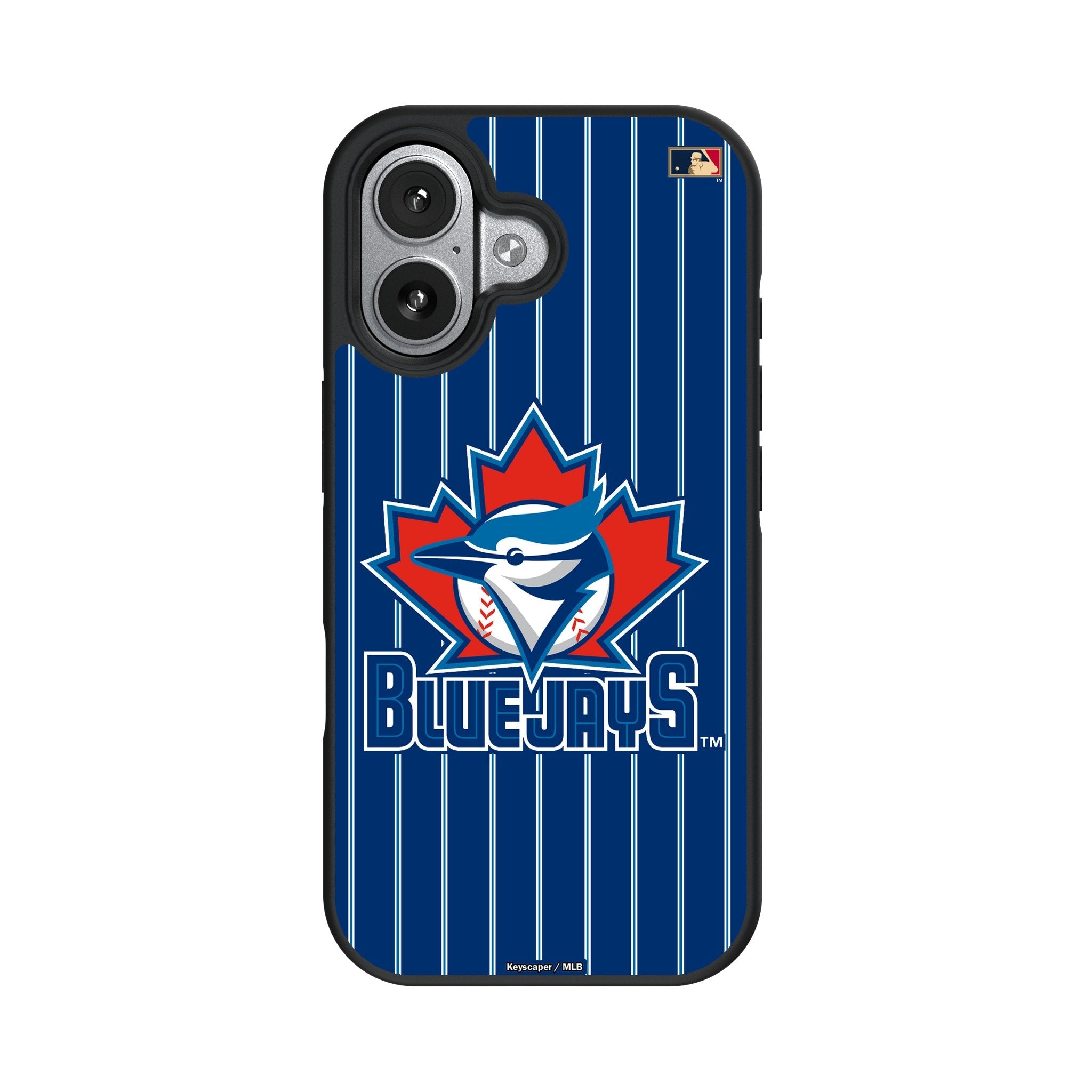 Toronto Blue Jays 1997-2002 - Cooperstown Collection Pinstripe Bump Phone Case for Apple iPhone 17 Series 4
