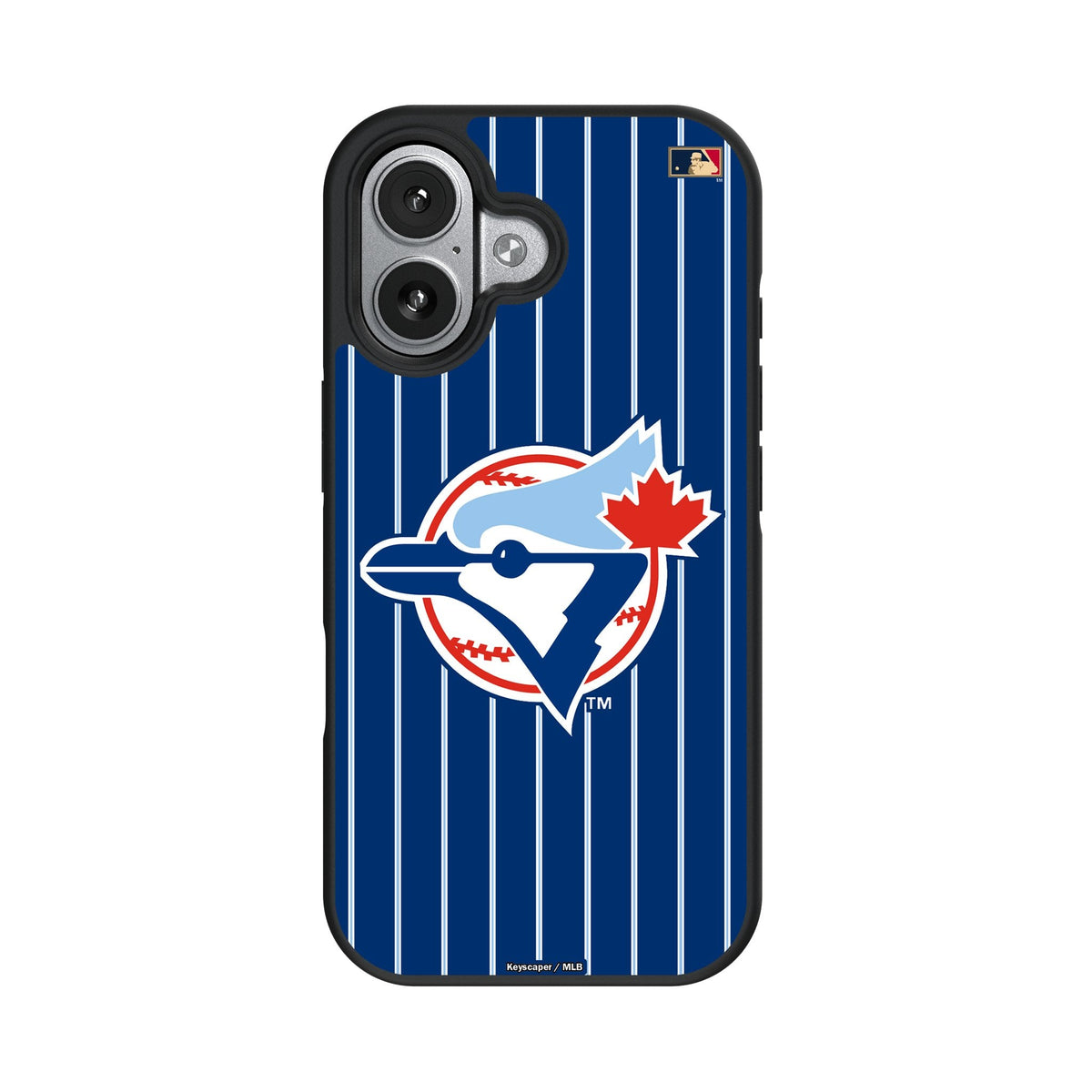 Toronto Blue Jays 1977-1988 - Cooperstown Collection Pinstripe Bump Phone Case for Apple iPhone 17 Series 4