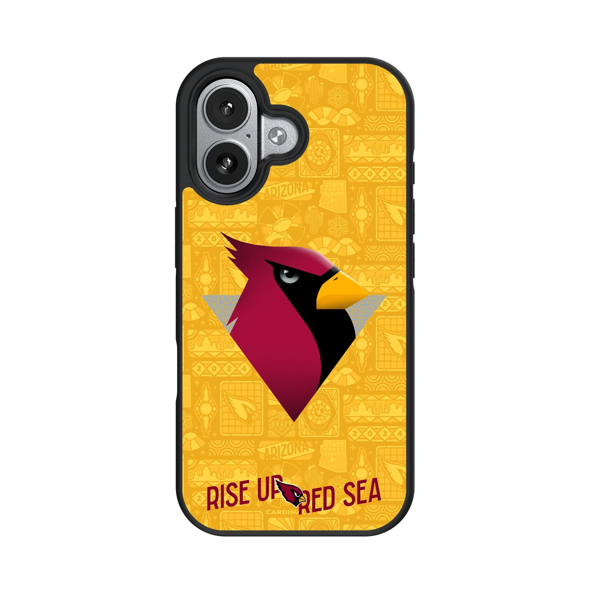Arizona Cardinals 2024 Edition Bump Phone Case for Apple iPhone 17 Series 4