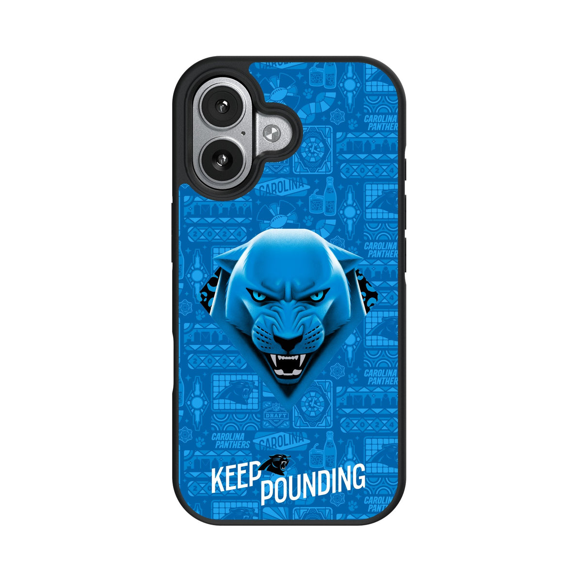 Carolina Panthers 2024 Edition Bump Phone Case for Apple iPhone 17 Series 4