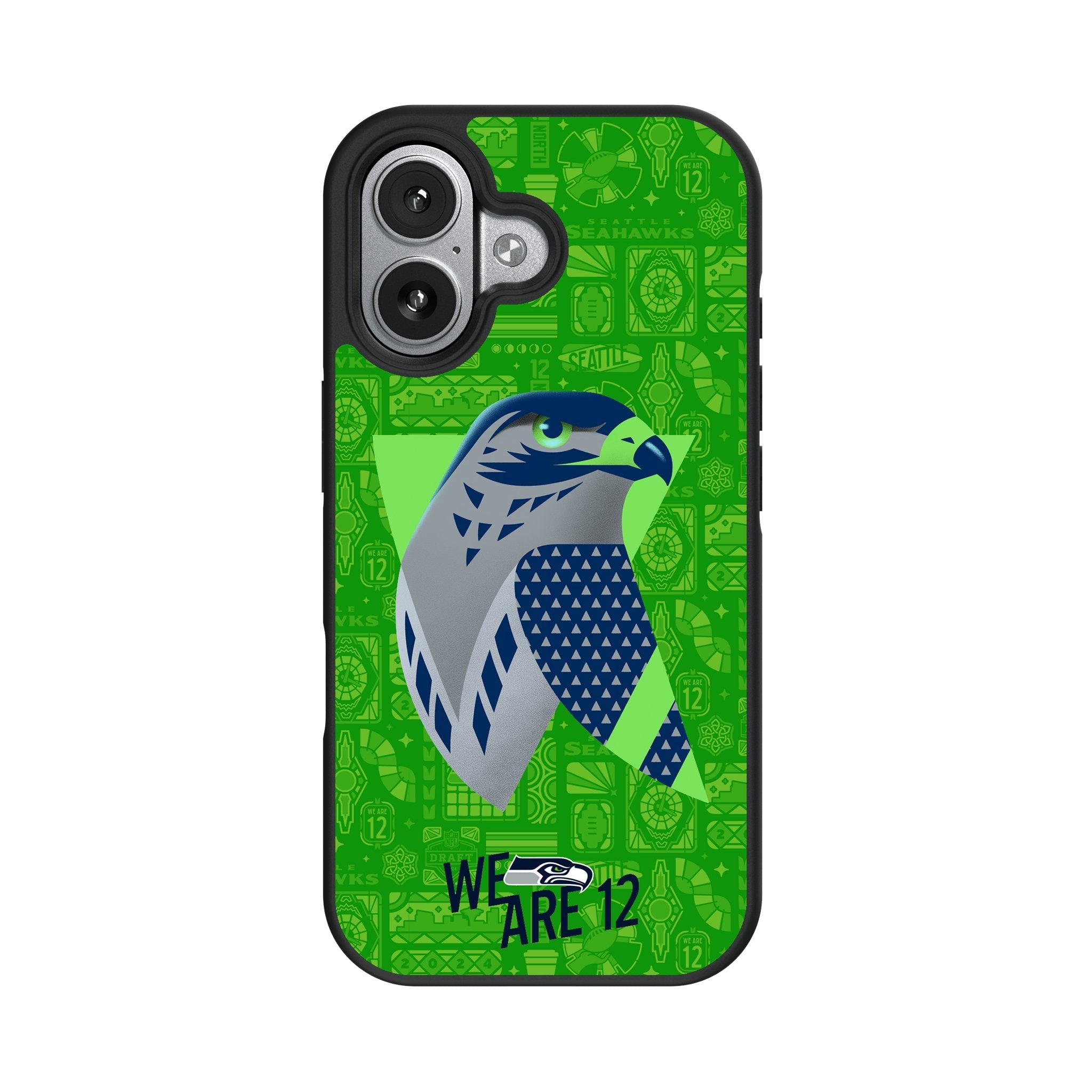 Seattle Seahawks 2024 Edition Bump Phone Case for Apple iPhone 17 Series 4