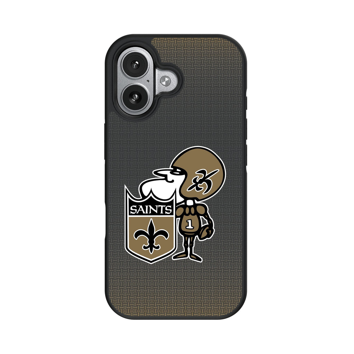 New Orleans Saints Historic Collection Linen Bump Phone Case for Apple iPhone 17 Series 4