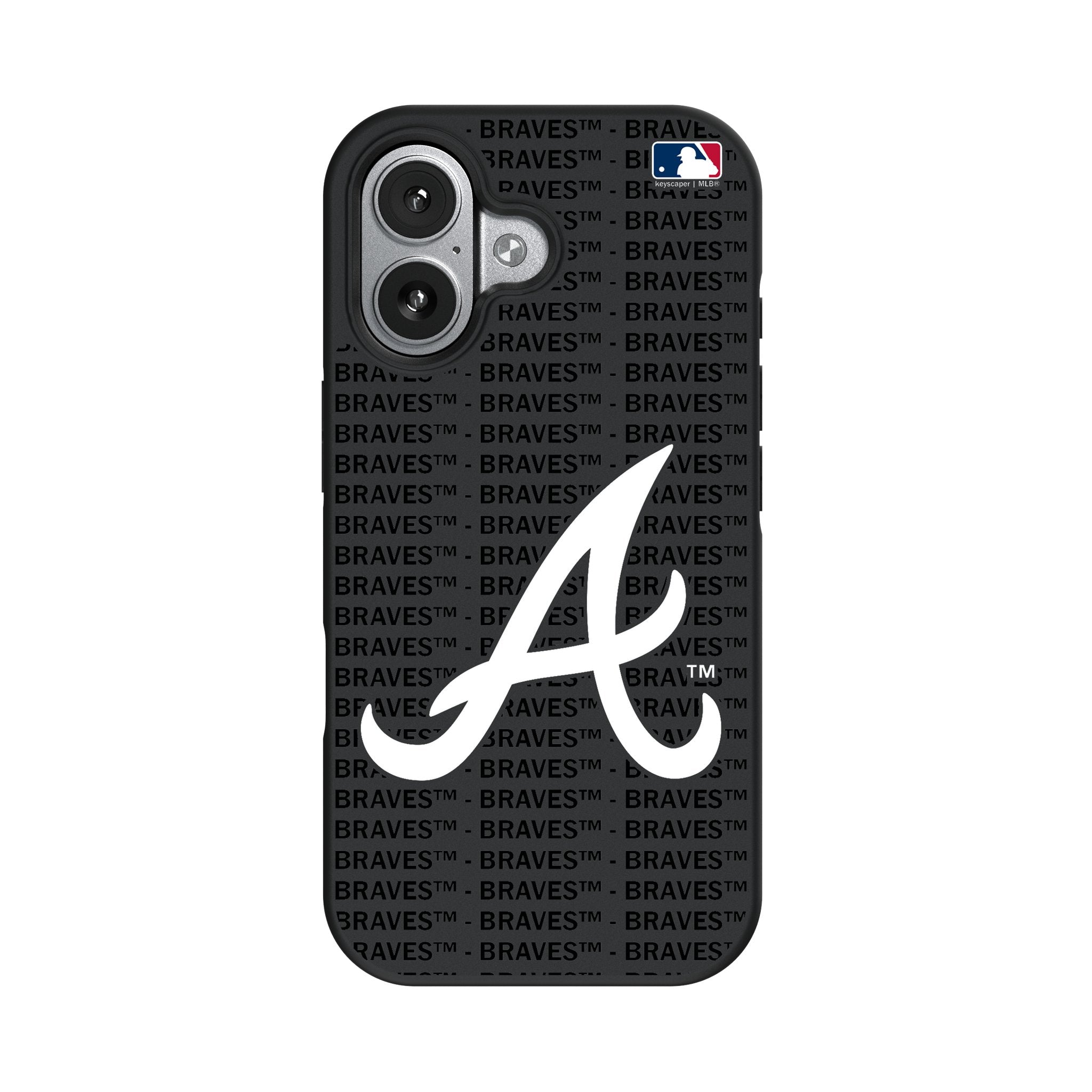 Atlanta Braves Text Backdrop Bump Phone Case for Apple iPhone 17 Series 4