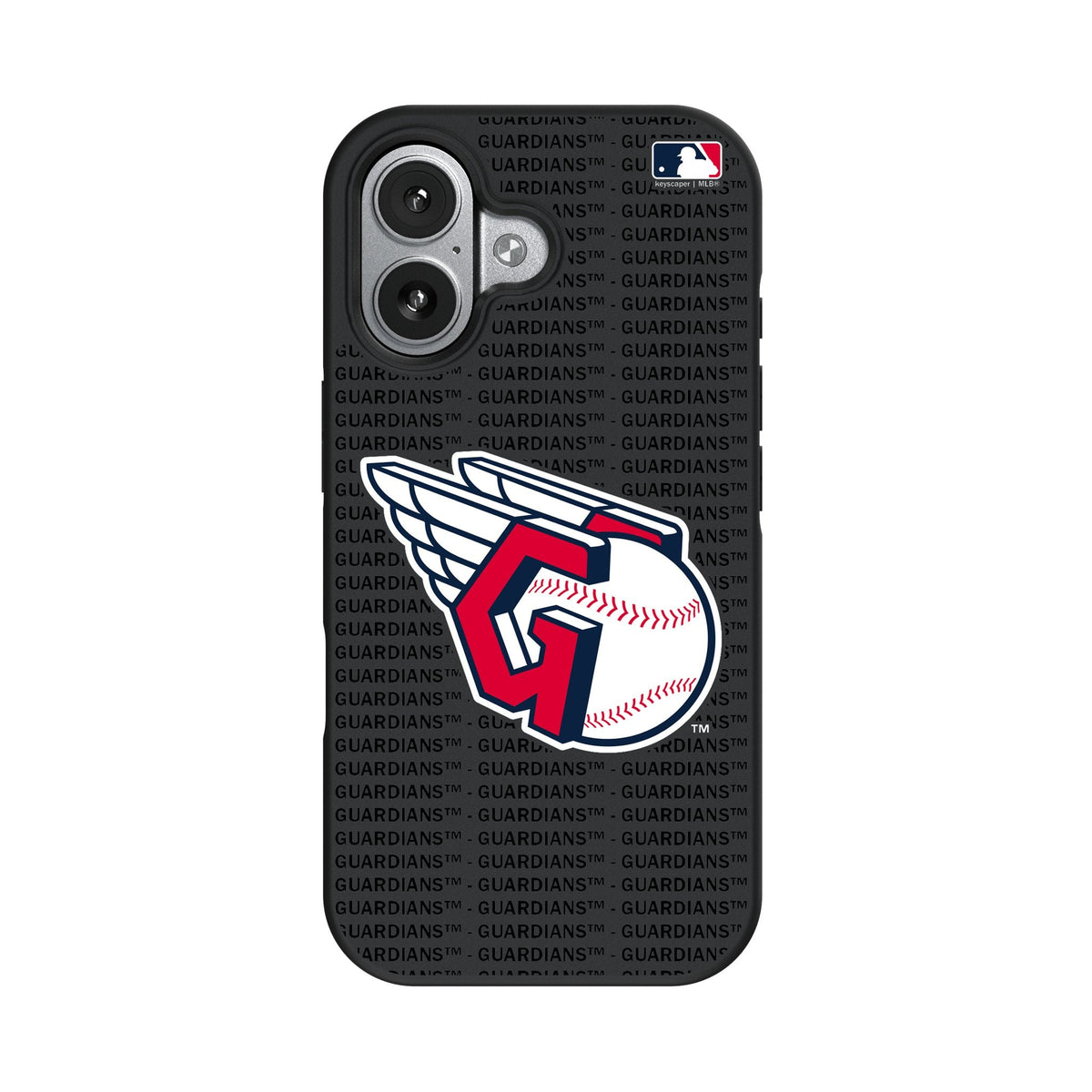 Cleveland Guardians Text Backdrop Bump Phone Case for Apple iPhone 17 Series 4