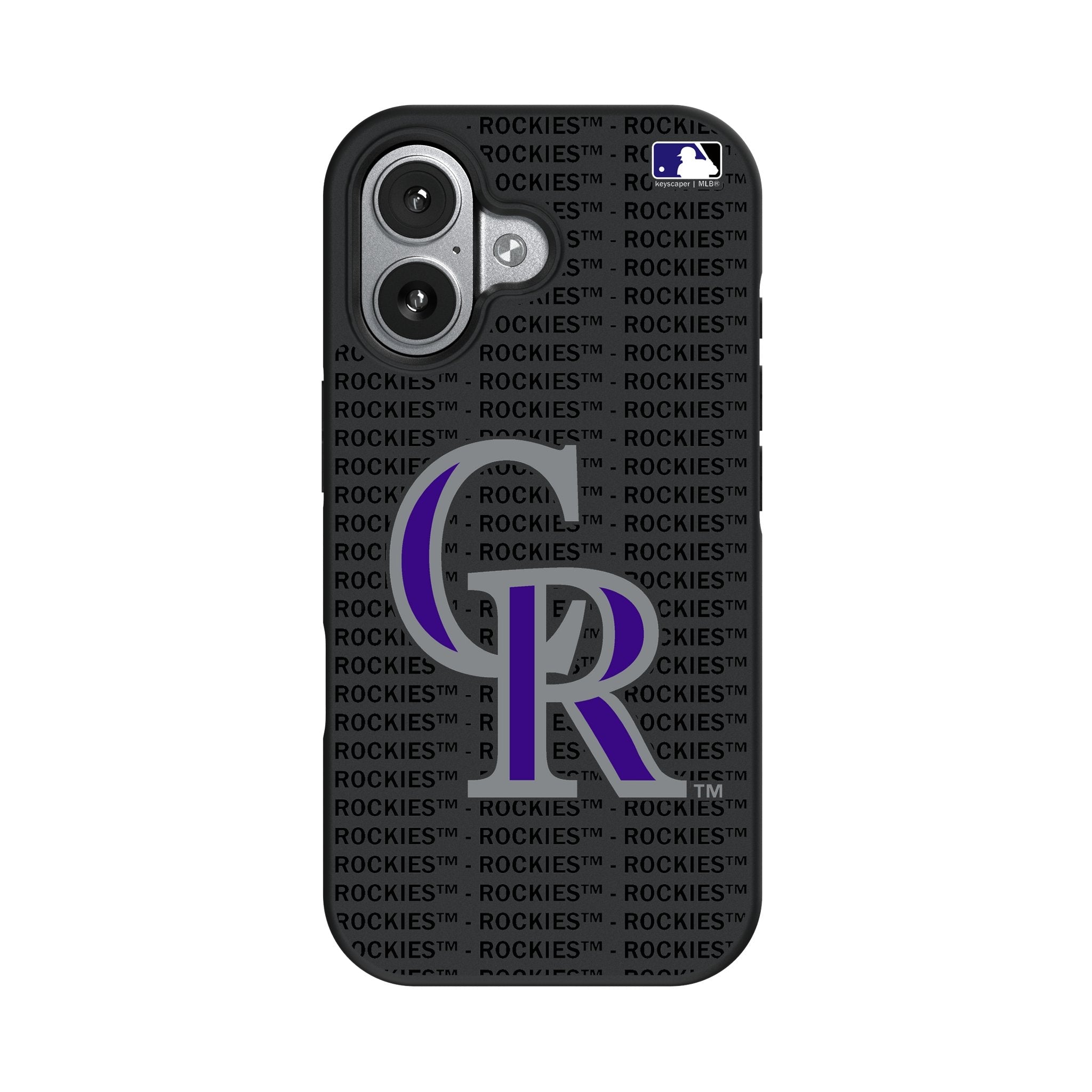 Colorado Rockies Text Backdrop Bump Phone Case for Apple iPhone 17 Series 4
