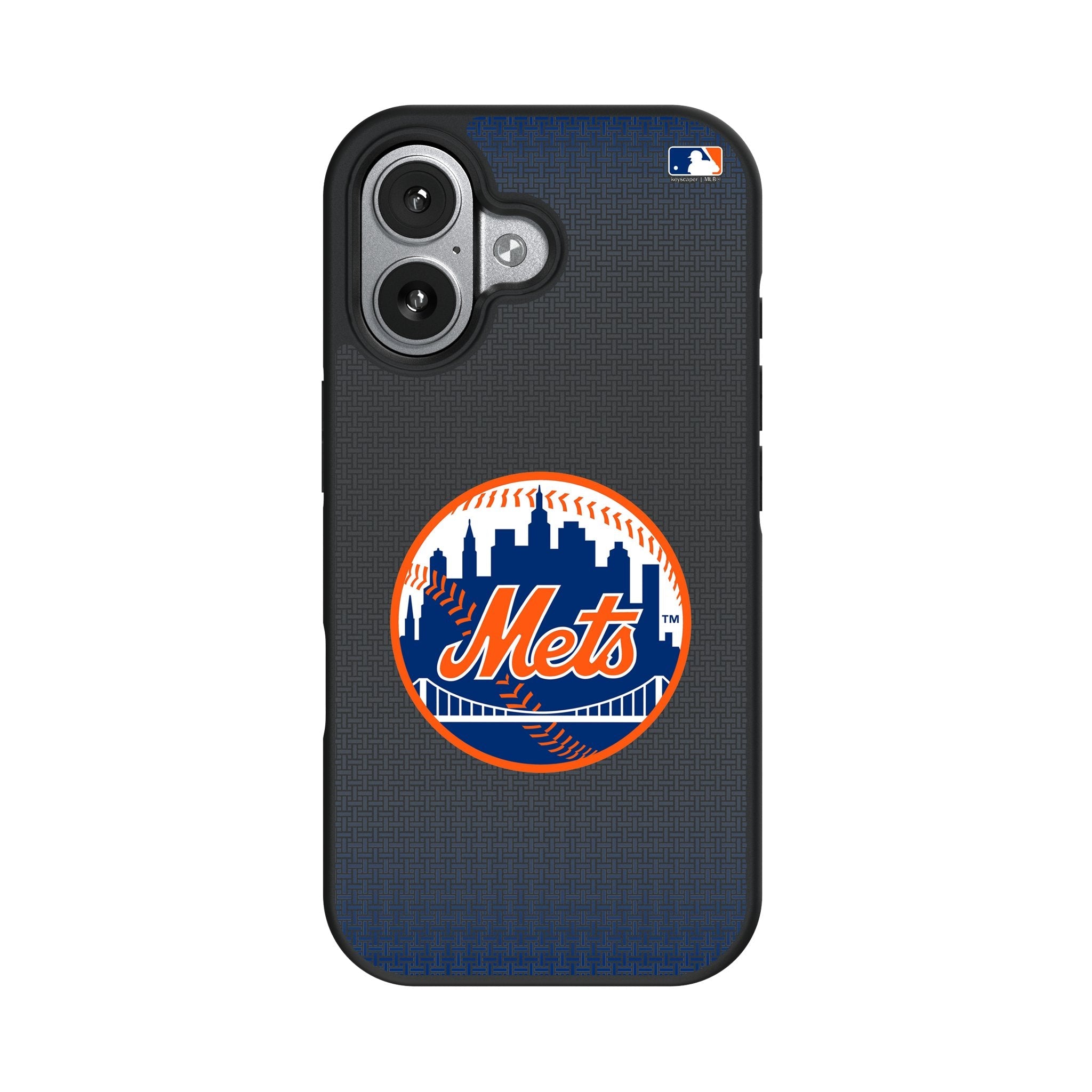 New York Mets Linen Bump Phone Case for Apple iPhone 17 Series 4