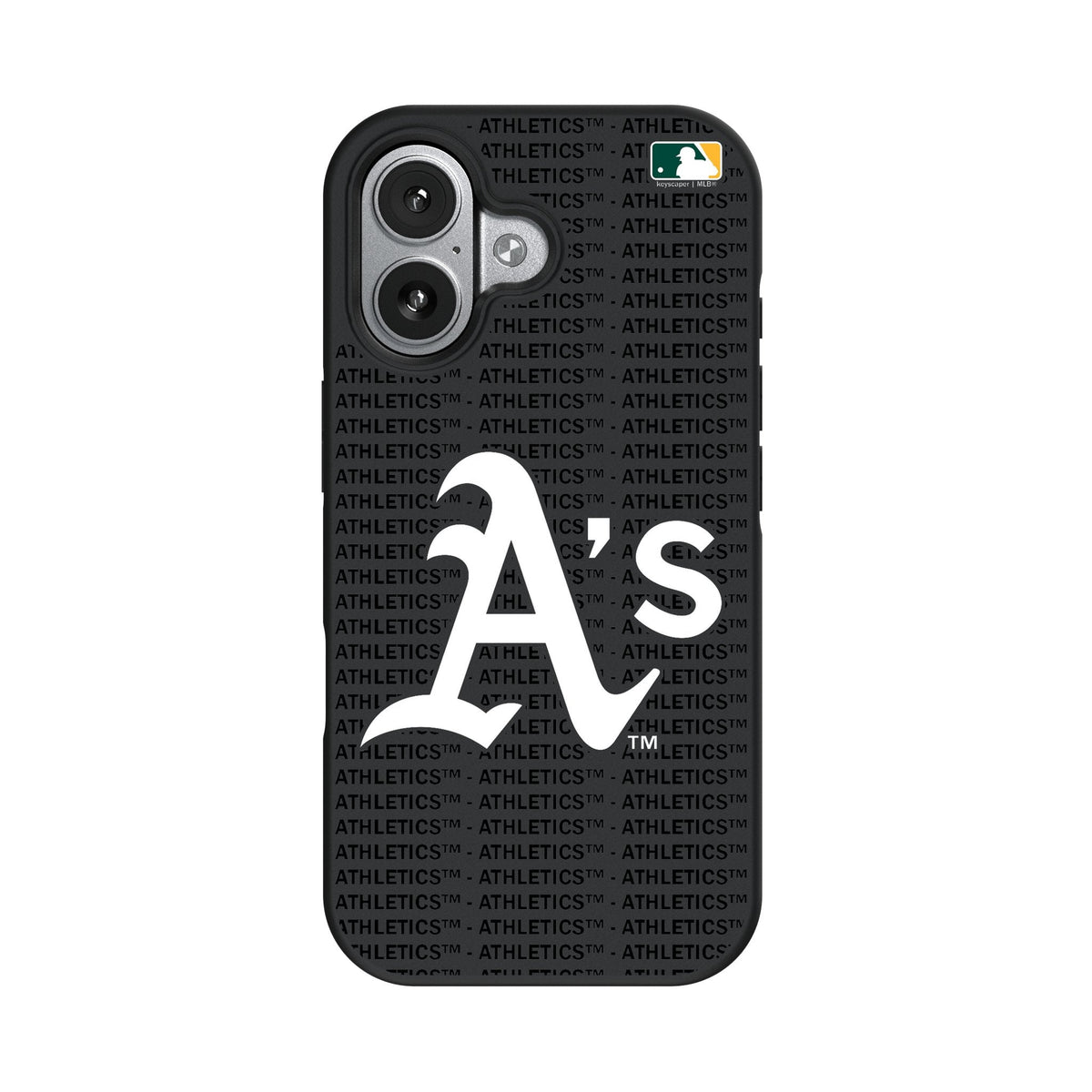 Oakland Athletics Text Backdrop Bump Phone Case for Apple iPhone 17 Series 4