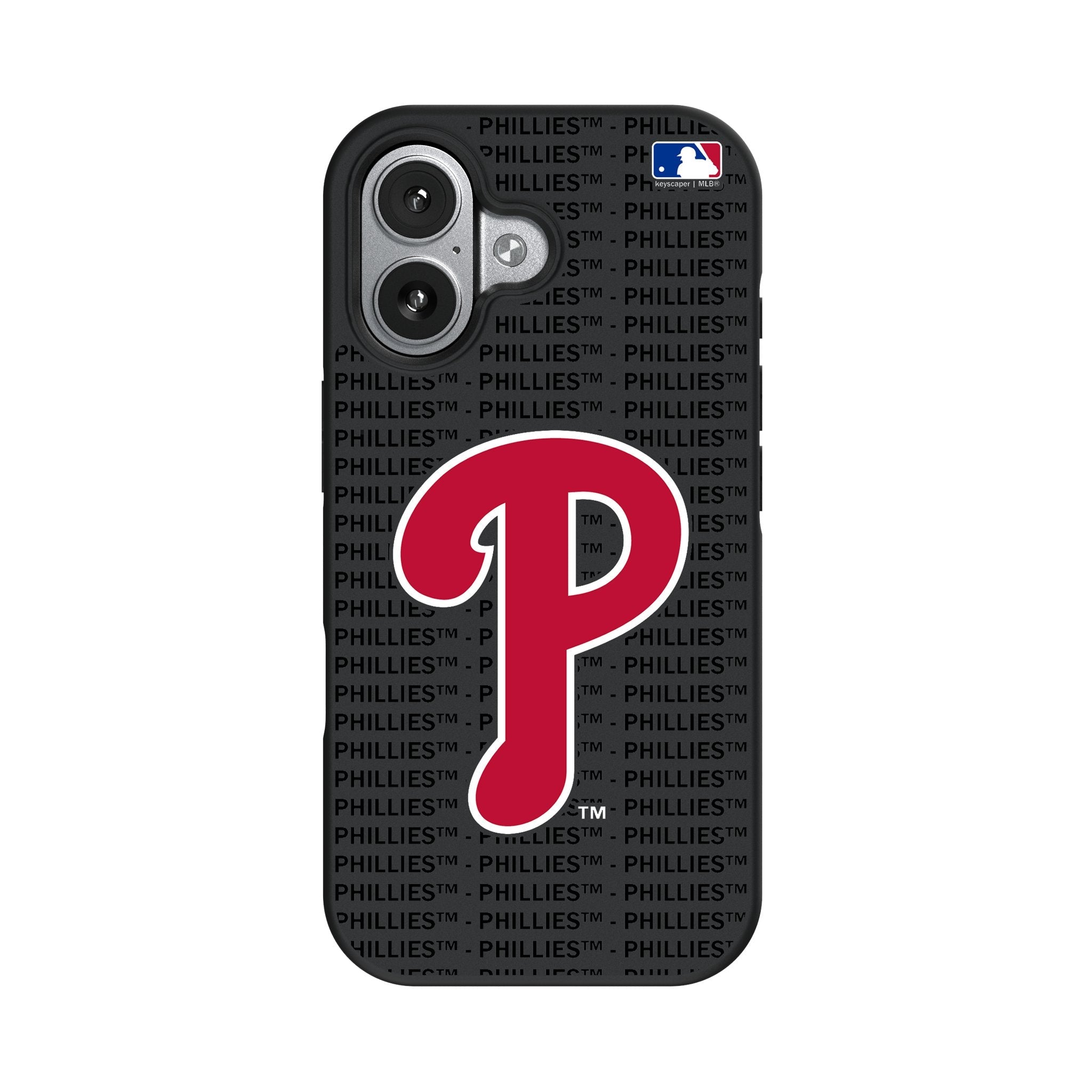 Philadelphia Phillies Text Backdrop Bump Phone Case for Apple iPhone 17 Series 4