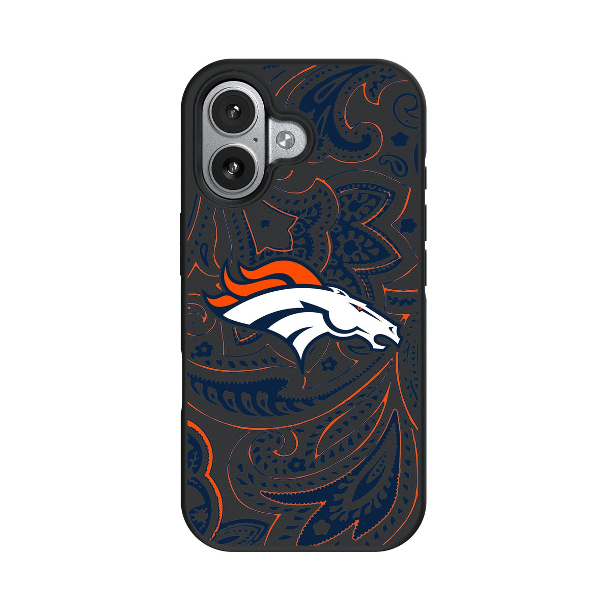 Denver Broncos Paisley Bump Phone Case for Apple iPhone 17 Series 4