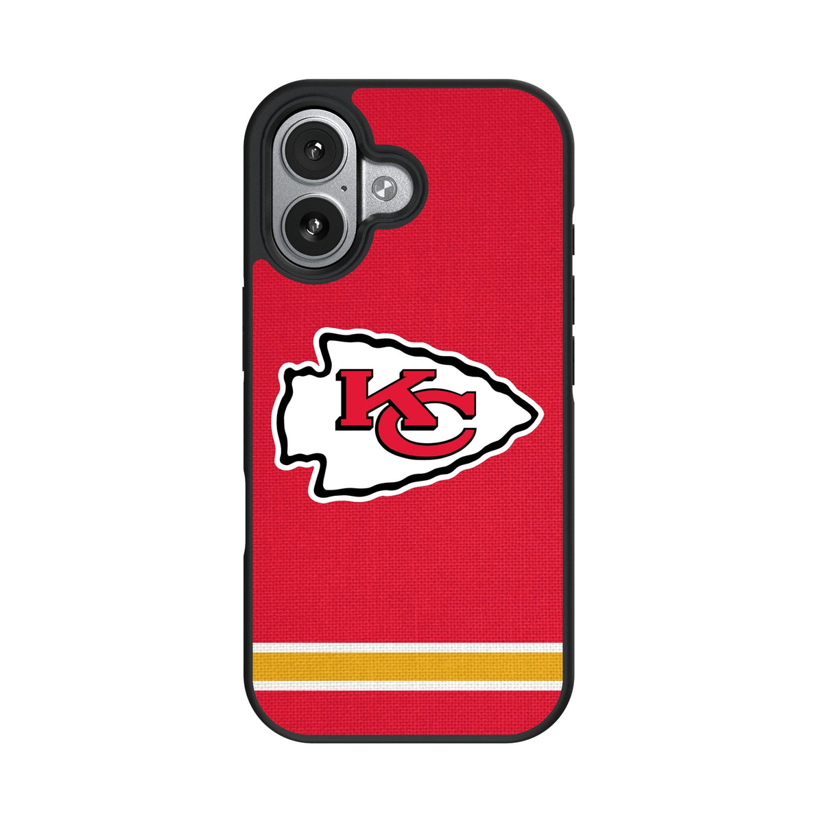 Kansas City Chiefs Stripe Bump Phone Case for Apple iPhone 17 Series 4
