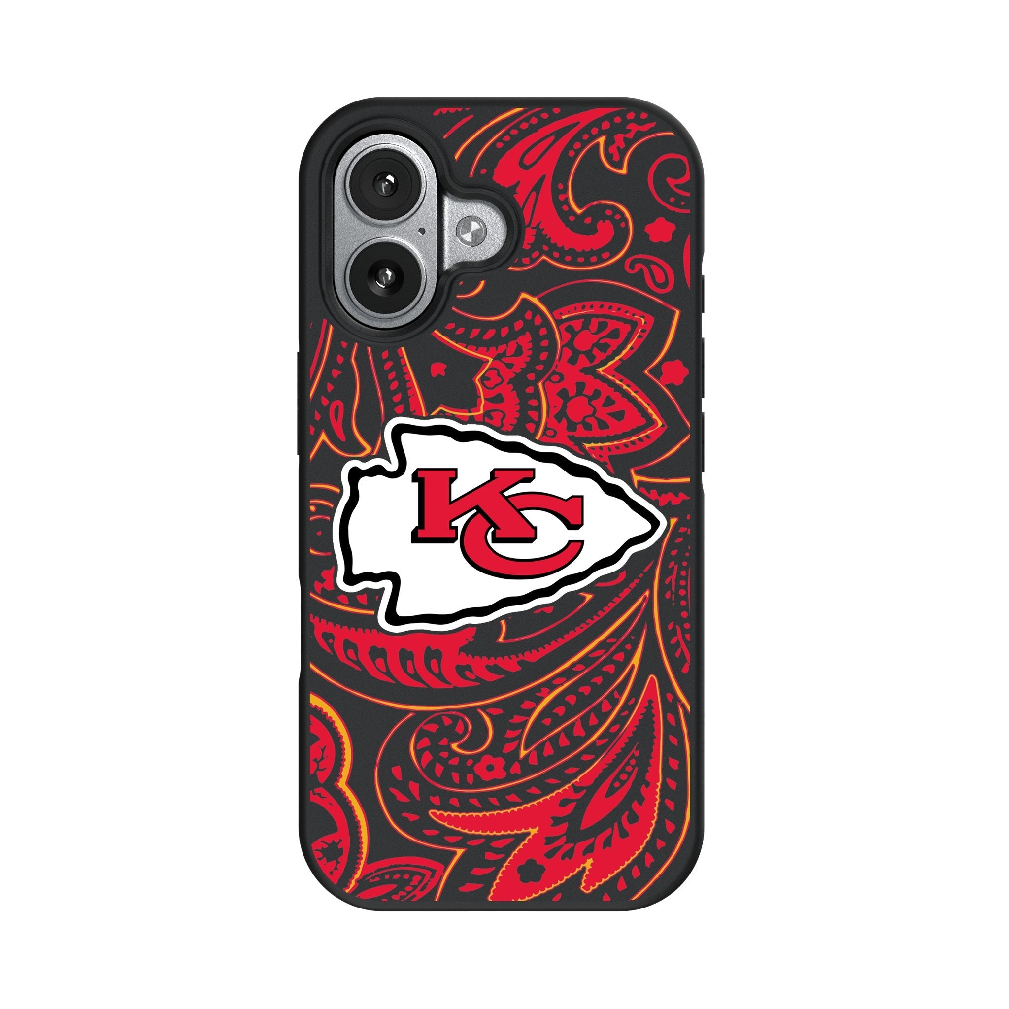 Kansas City Chiefs Paisley Bump Phone Case for Apple iPhone 17 Series 4
