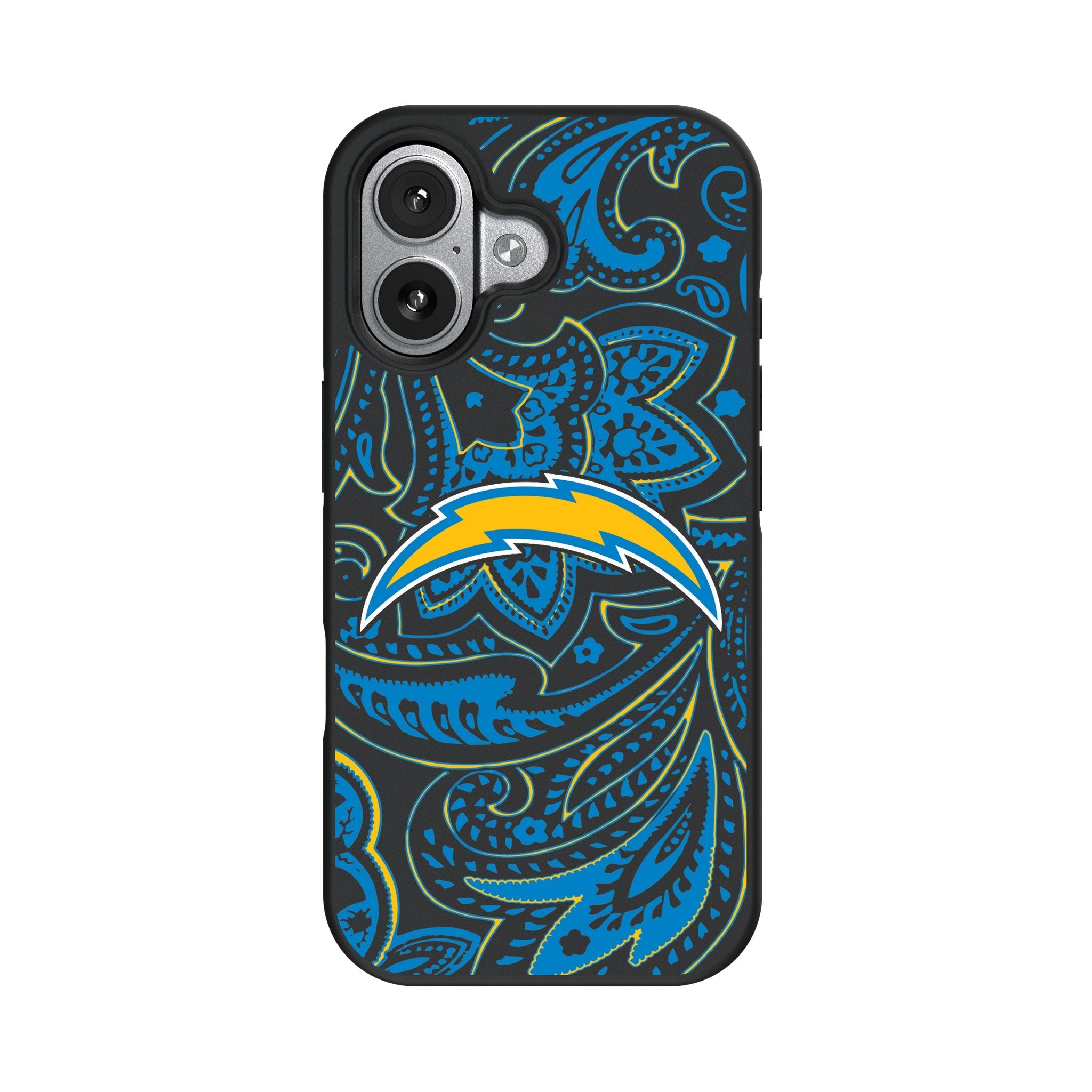 Los Angeles Chargers Paisley Bump Phone Case for Apple iPhone 17 Series 4