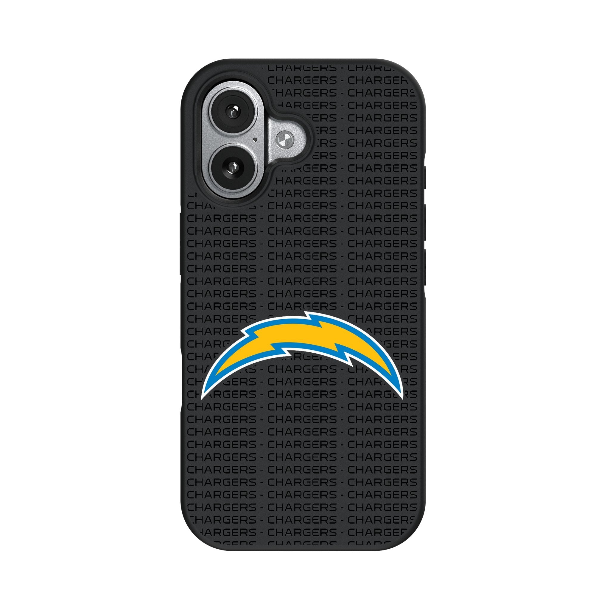 Los Angeles Chargers Text Backdrop Bump Phone Case for Apple iPhone 17 Series 4