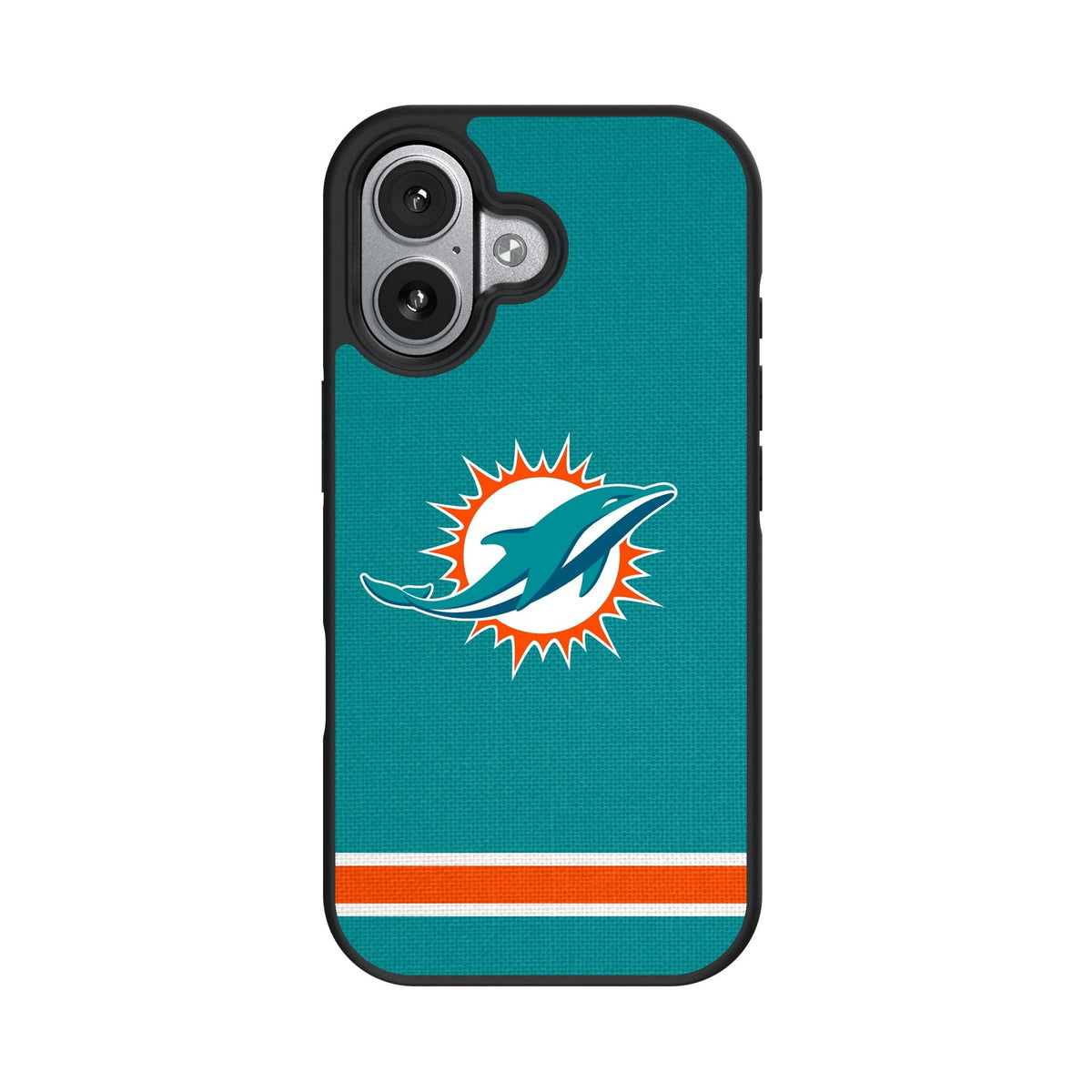 Miami Dolphins Stripe Bump Phone Case for Apple iPhone 17 Series 4