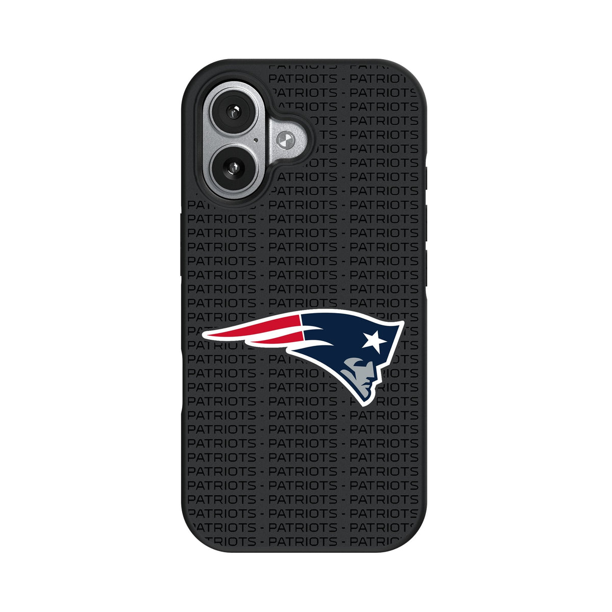 New England Patriots Text Backdrop Bump Phone Case for Apple iPhone 17 Series 4