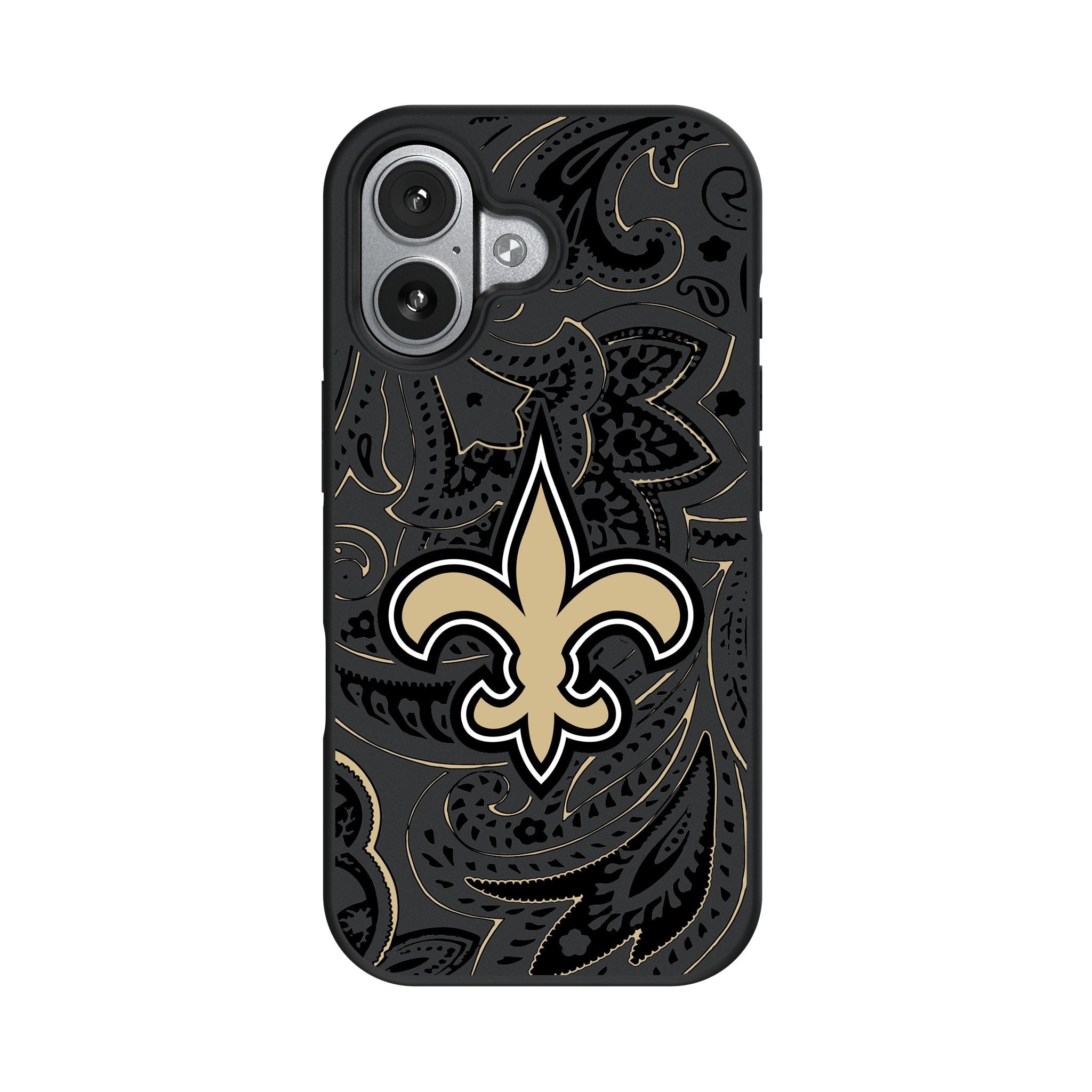 New Orleans Saints Paisley Bump Phone Case for Apple iPhone 17 Series 4