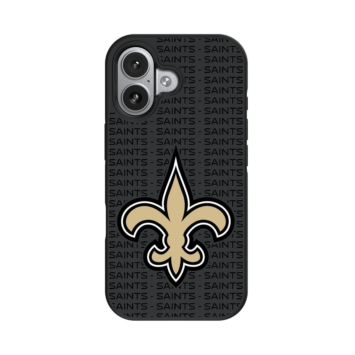 New Orleans Saints Text Backdrop Bump Phone Case for Apple iPhone 17 Series 4