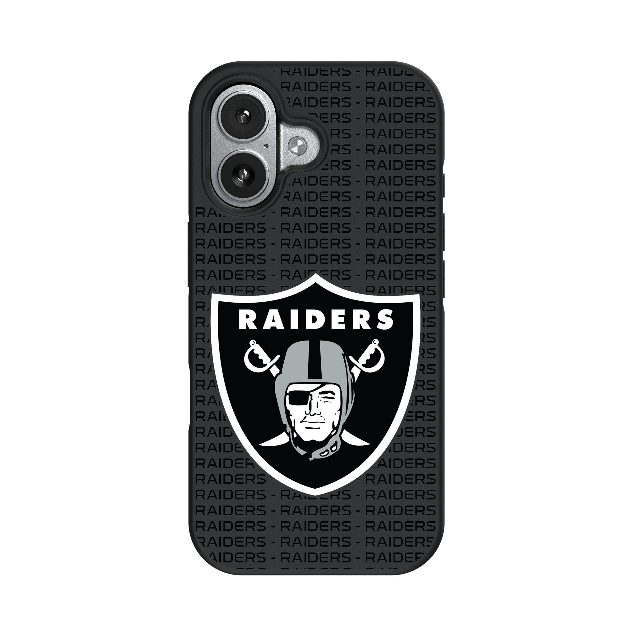 Las Vegas Raiders Text Backdrop Bump Phone Case for Apple iPhone 17 Series 4