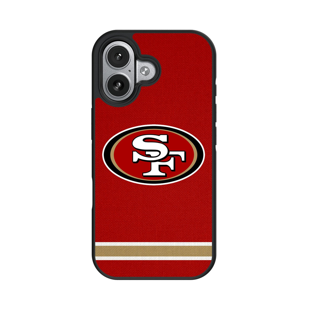 San Francisco 49ers Stripe Bump Phone Case for Apple iPhone 17 Series 4
