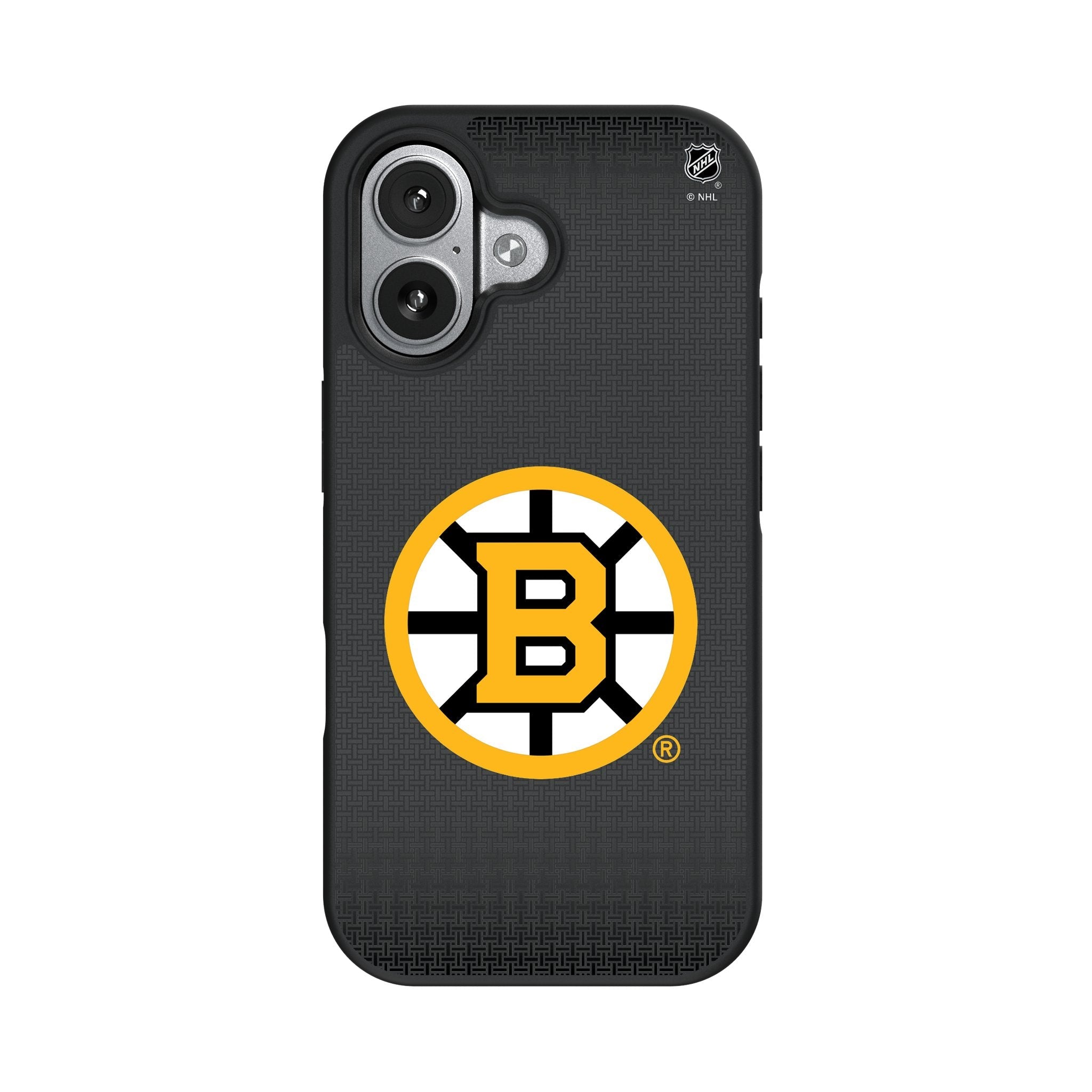 Boston Bruins Linen Bump Phone Case for Apple iPhone 17 Series 4