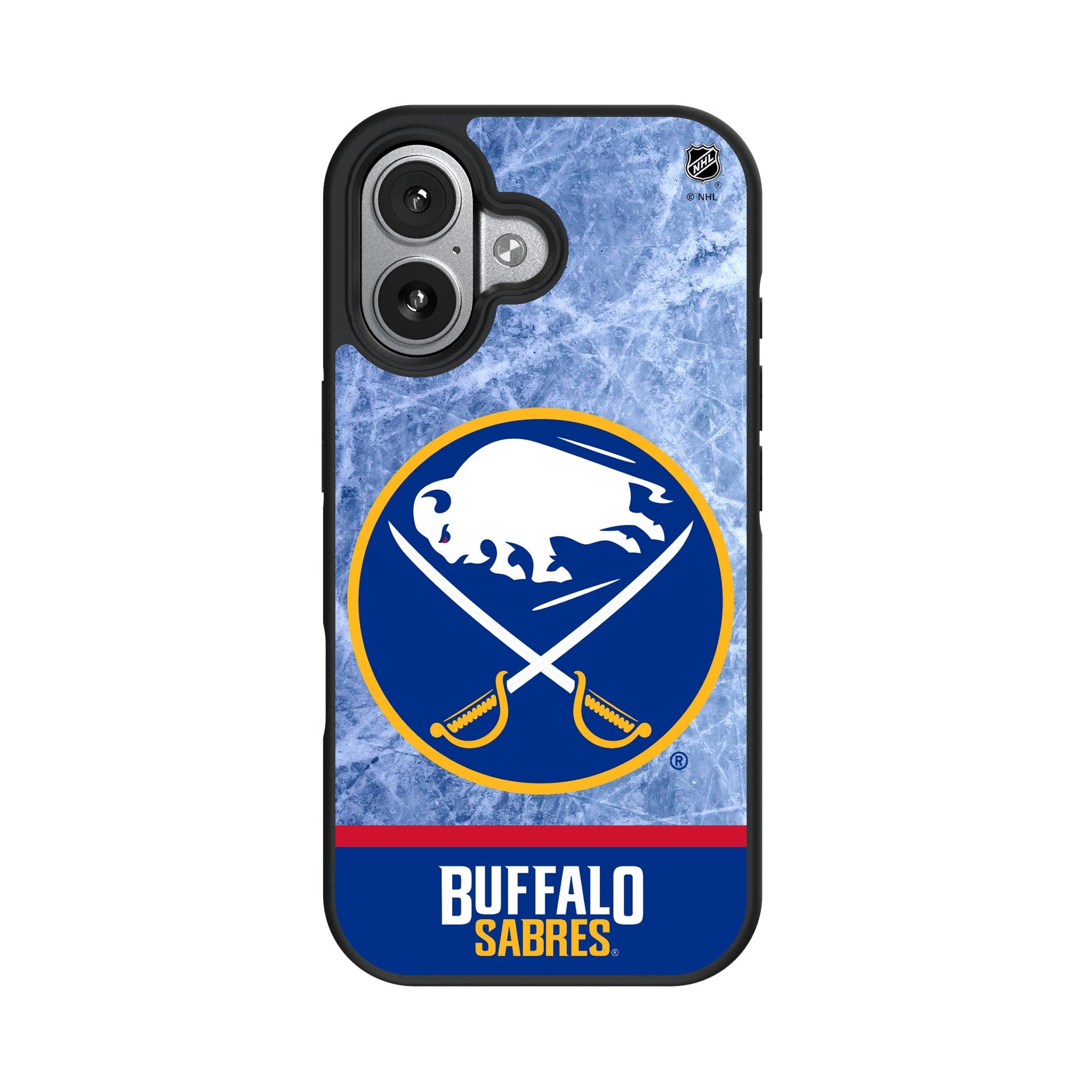 Buffalo Sabres Ice Wordmark Bump Phone Case for Apple iPhone 17 Series 4