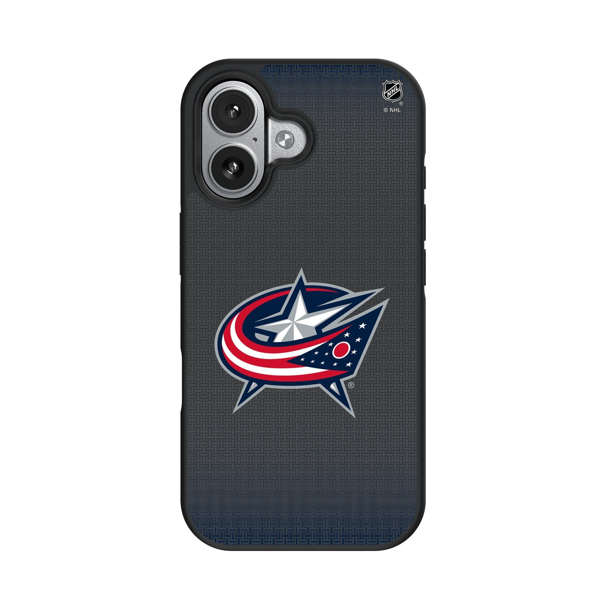 Columbus Blue Jackets Linen Bump Phone Case for Apple iPhone 17 Series 4