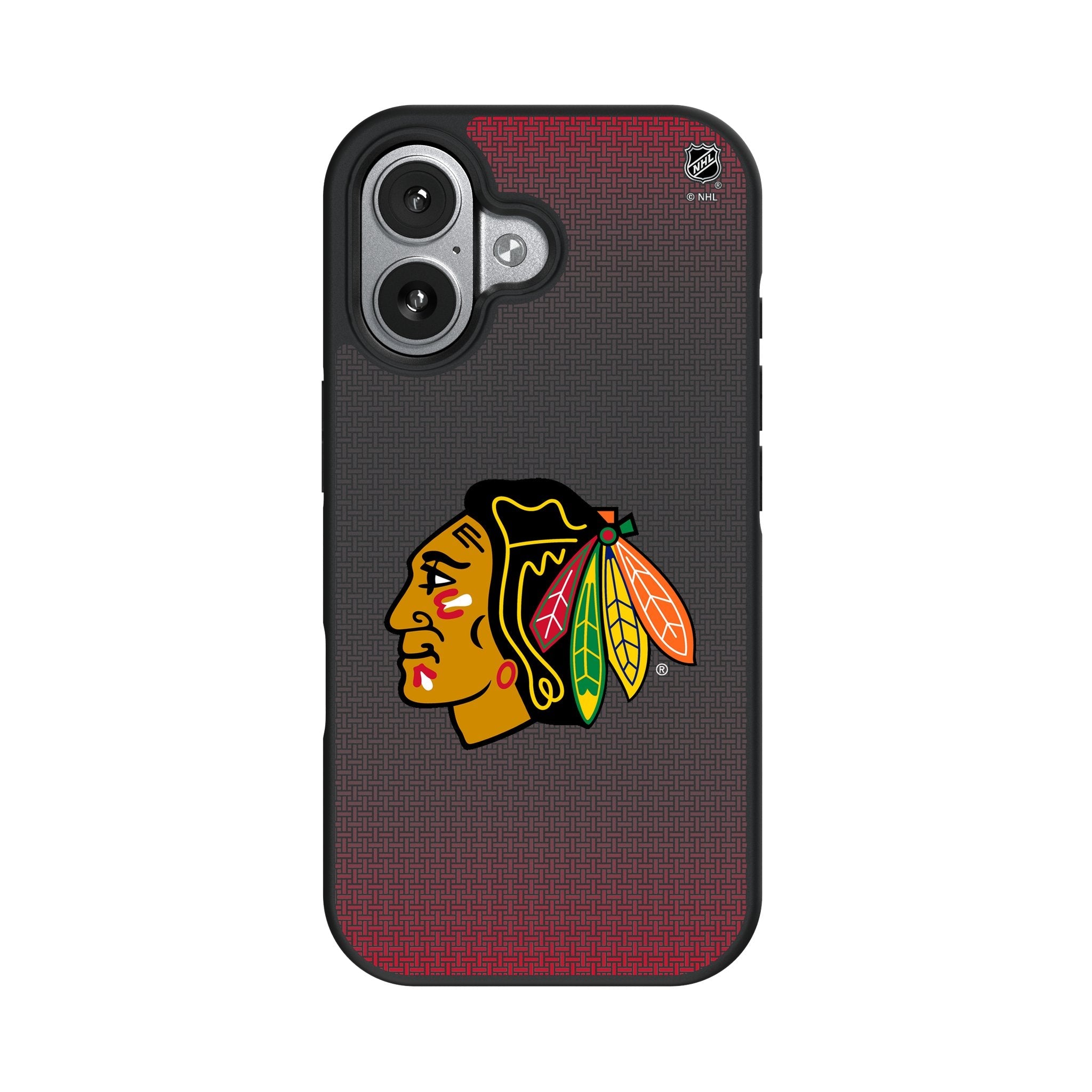 Chicago Blackhawks Linen Bump Phone Case for Apple iPhone 17 Series 4