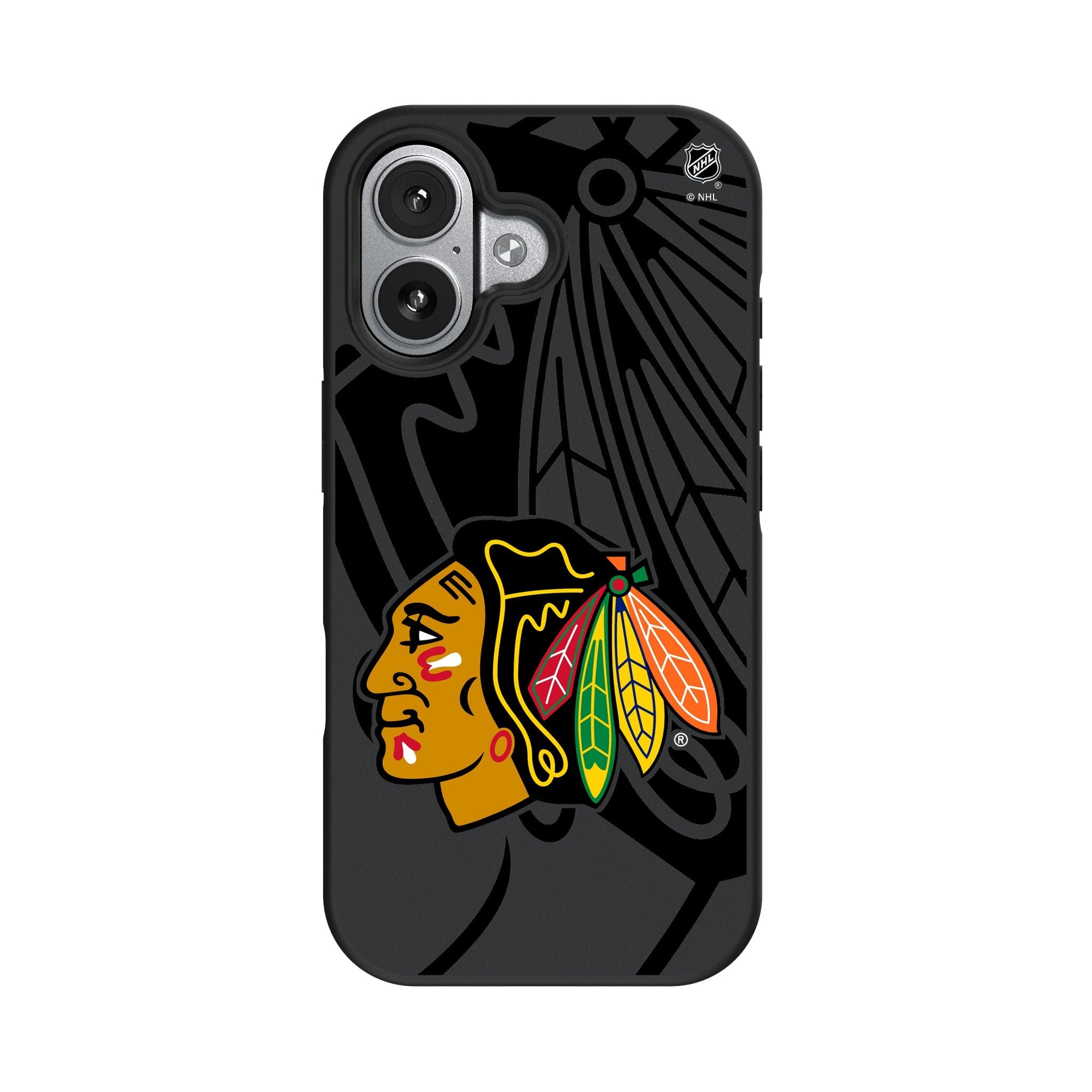 Chicago Blackhawks Monocolor Tilt Bump Phone Case for Apple iPhone 17 Series 4