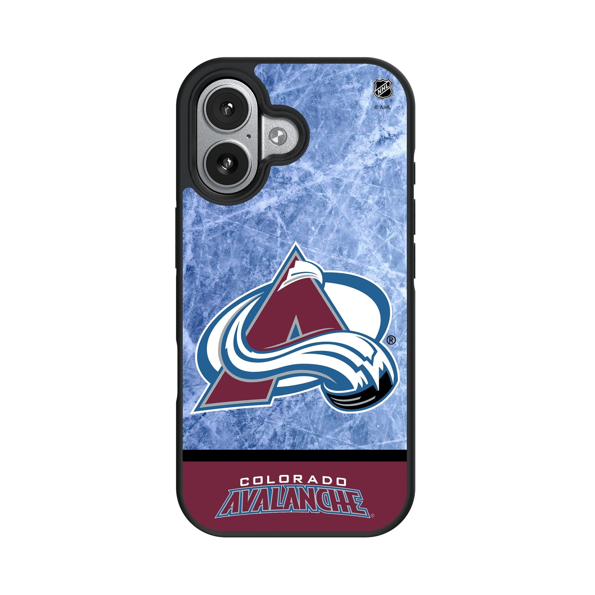 Colorado Avalanche Ice Wordmark Bump Phone Case for Apple iPhone 17 Series 4