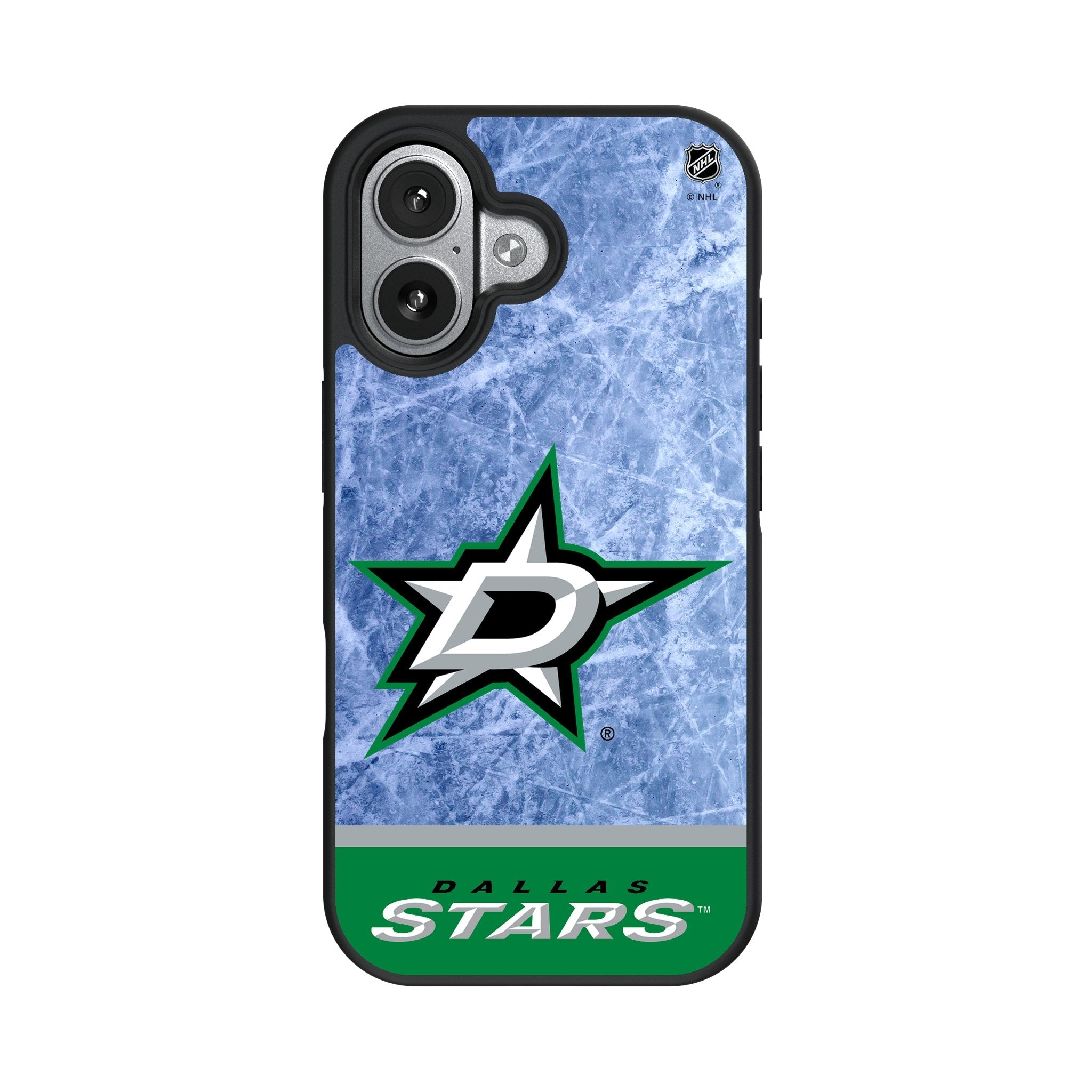 Dallas Stars Ice Wordmark Bump Phone Case for Apple iPhone 17 Series 4