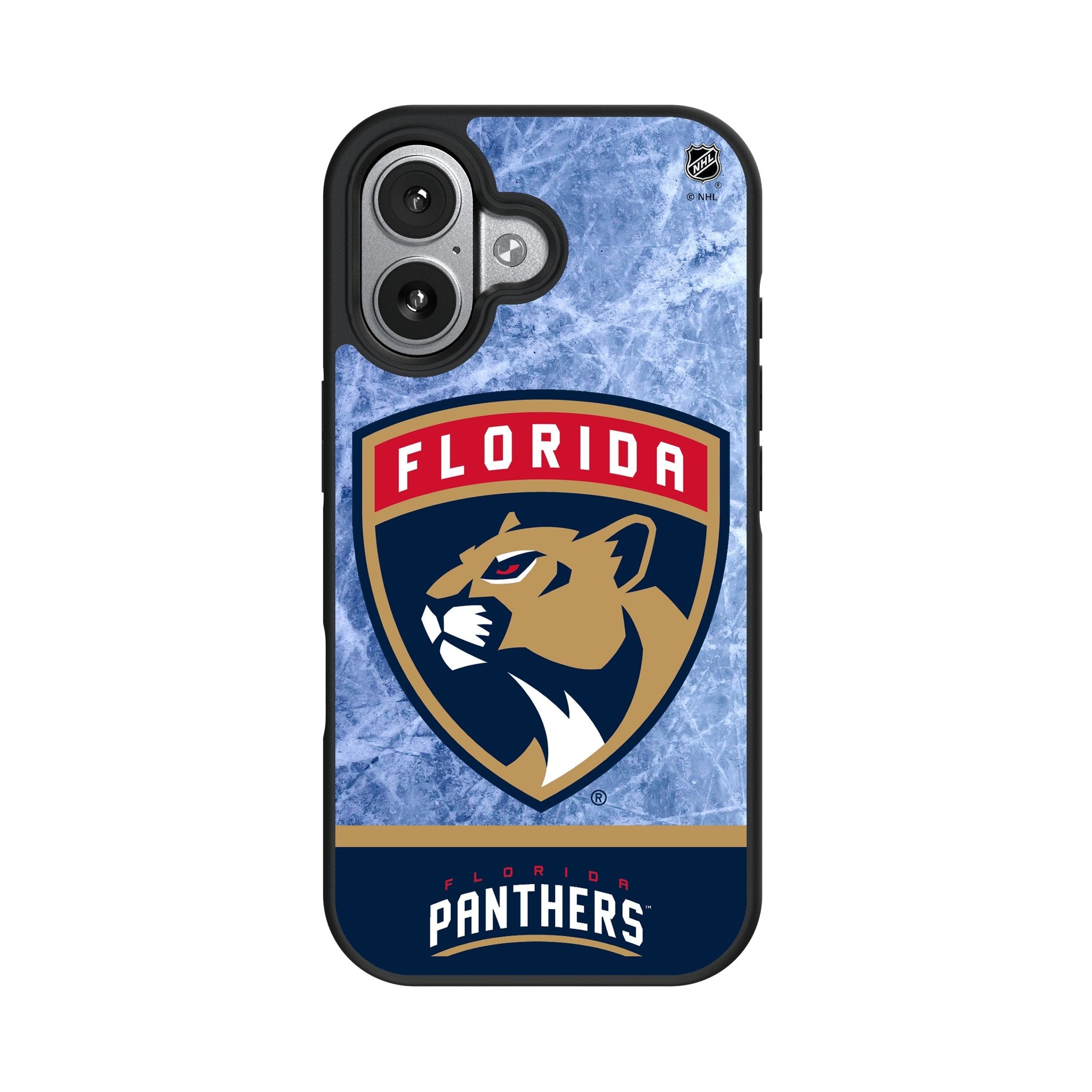 Florida Panthers Ice Wordmark Bump Phone Case for Apple iPhone 17 Series 4