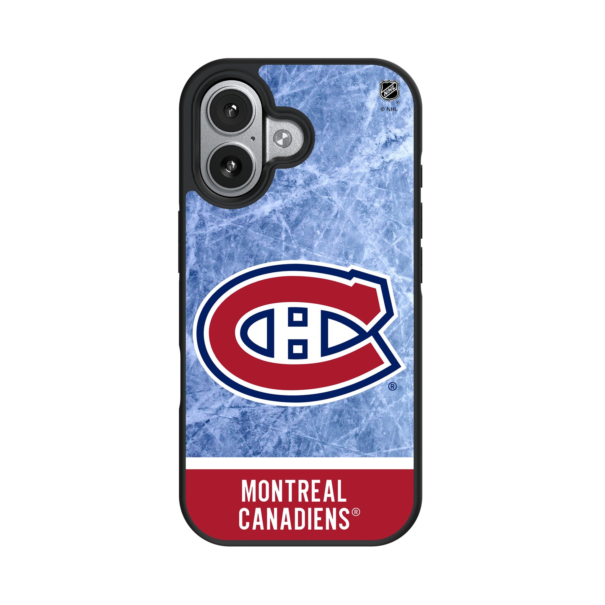 Montreal Canadiens Ice Wordmark Bump Phone Case for Apple iPhone 17 Series 4
