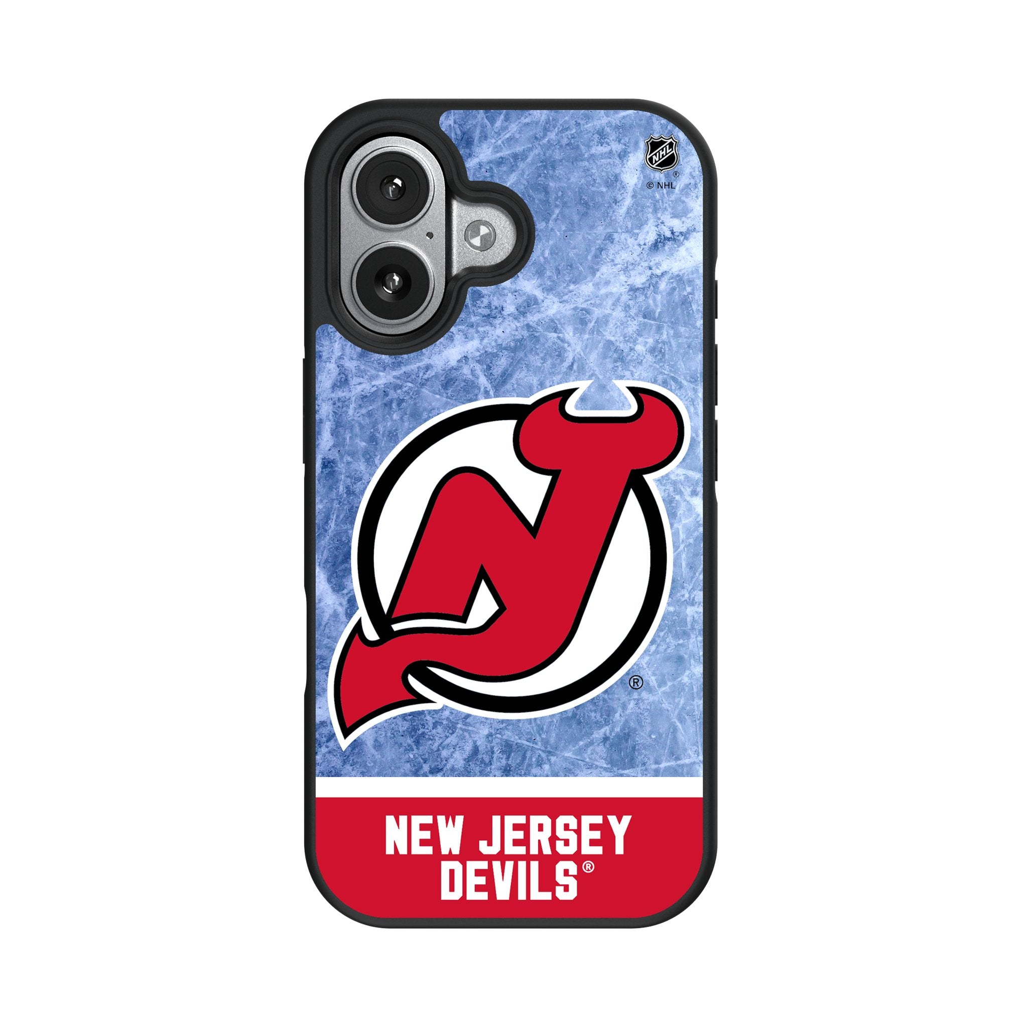 New Jersey Devils Ice Wordmark Bump Phone Case for Apple iPhone 17 Series 4
