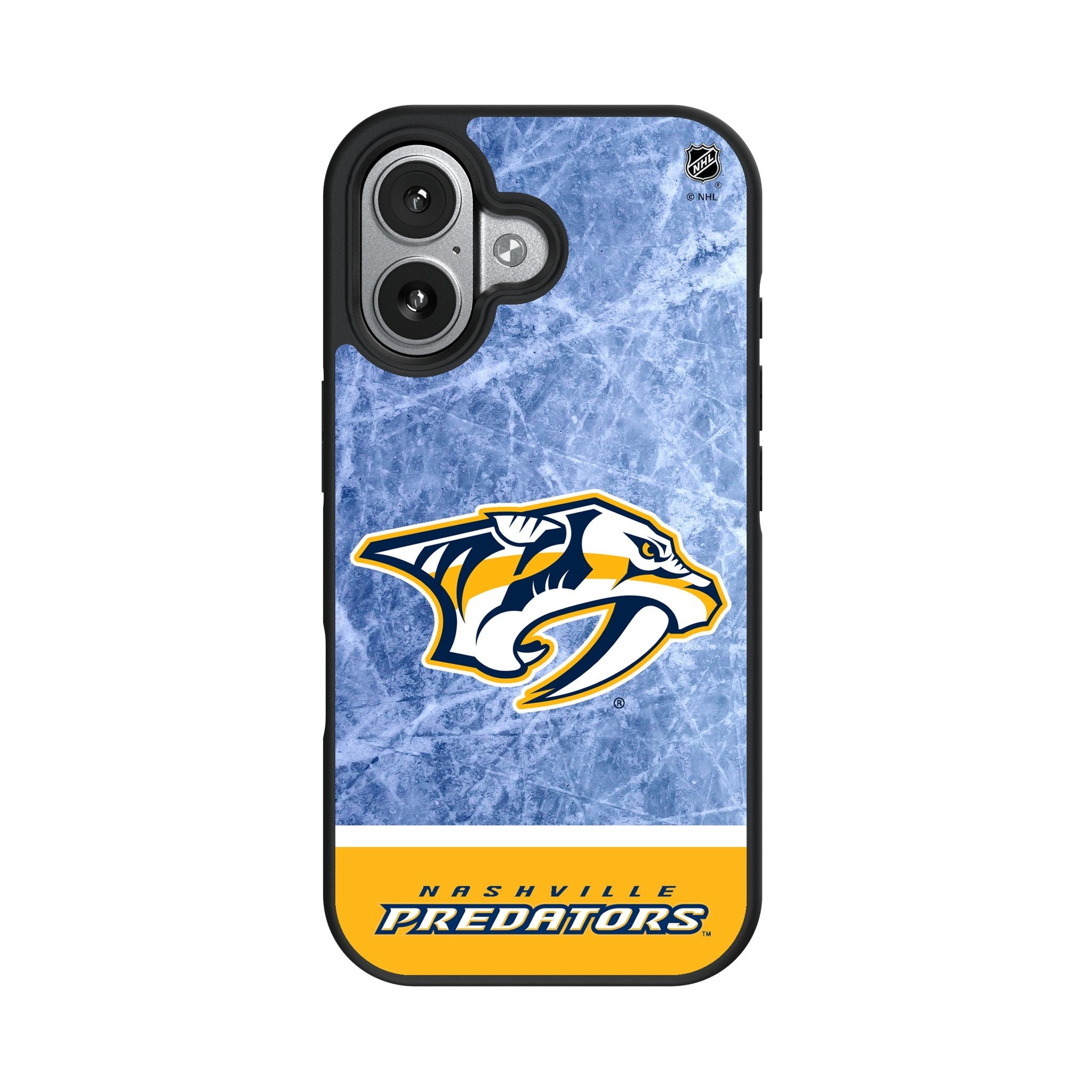 Nashville Predators Ice Wordmark Bump Phone Case for Apple iPhone 17 Series 4