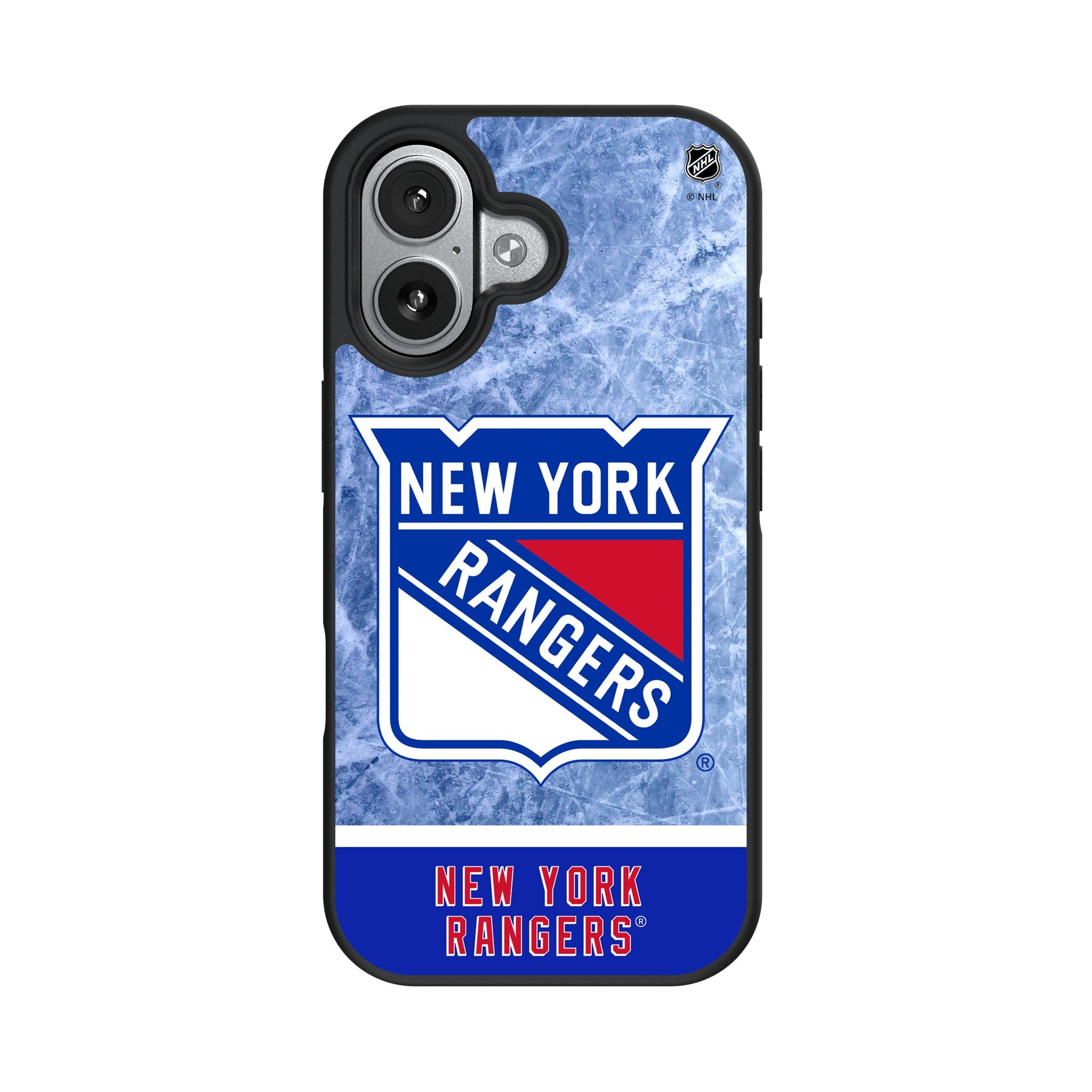 New York Rangers Ice Wordmark Bump Phone Case for Apple iPhone 17 Series 4